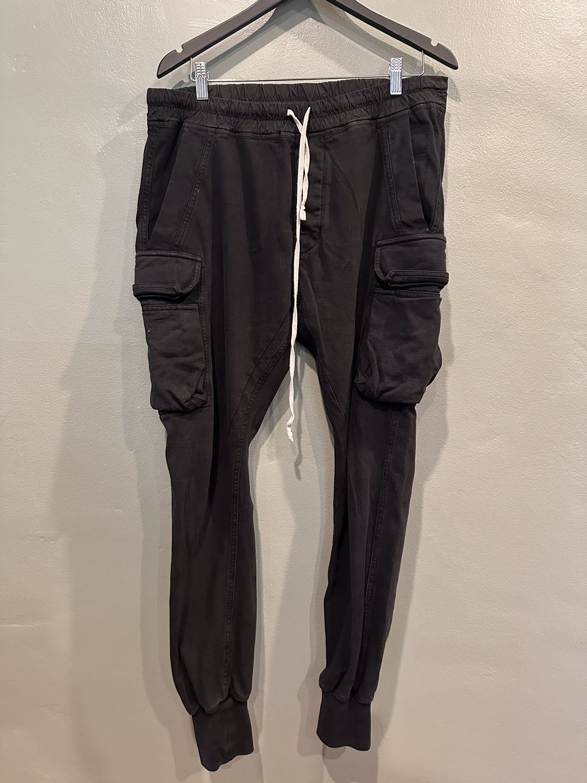 image of Rick Owens Drkshdw Mastodon Sweatpants in Black, Men's (Size 32)