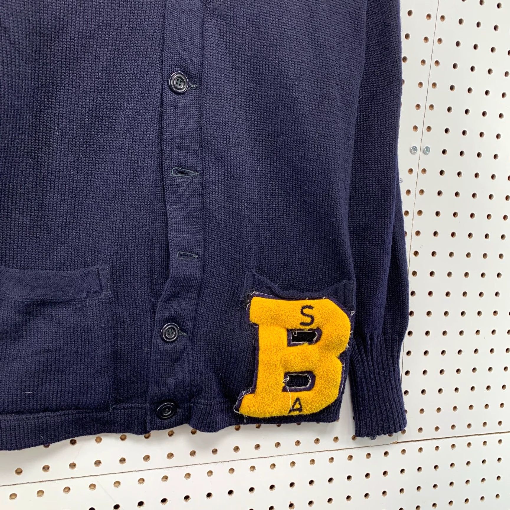 Vintage VINTAGE Pittsburgh Sport Shop Wool Cardigan Mens Small Navy Blue Letter Man USA Shirt Mens Small Blue Cardigan 50s 60s 70s Size US S / EU 44-46 / 1 - 3 Thumbnail