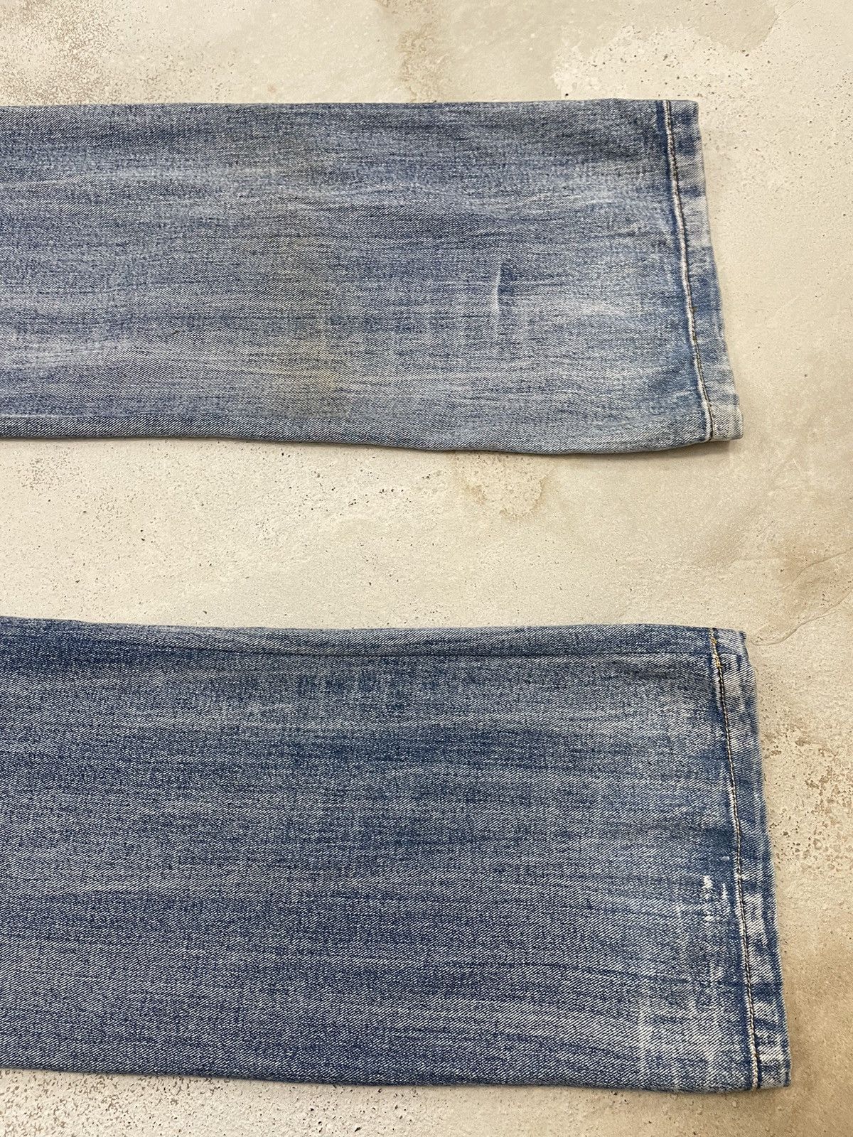 Hysteric Glamour Deep Enzyme Wash Flare Distressed Kapital Style Denim Size 28" / US 6 / IT 42 - 12 Thumbnail
