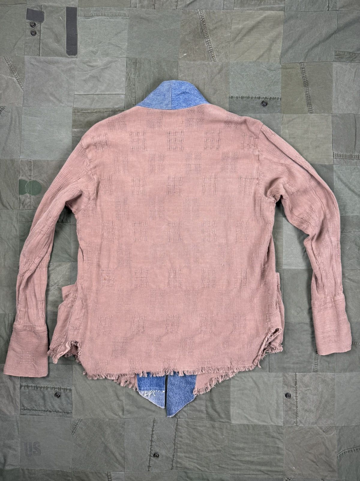 Greg Lauren Coco Open Weave GL1 Kimono Size US L / EU 52-54 / 3 - 3 Thumbnail