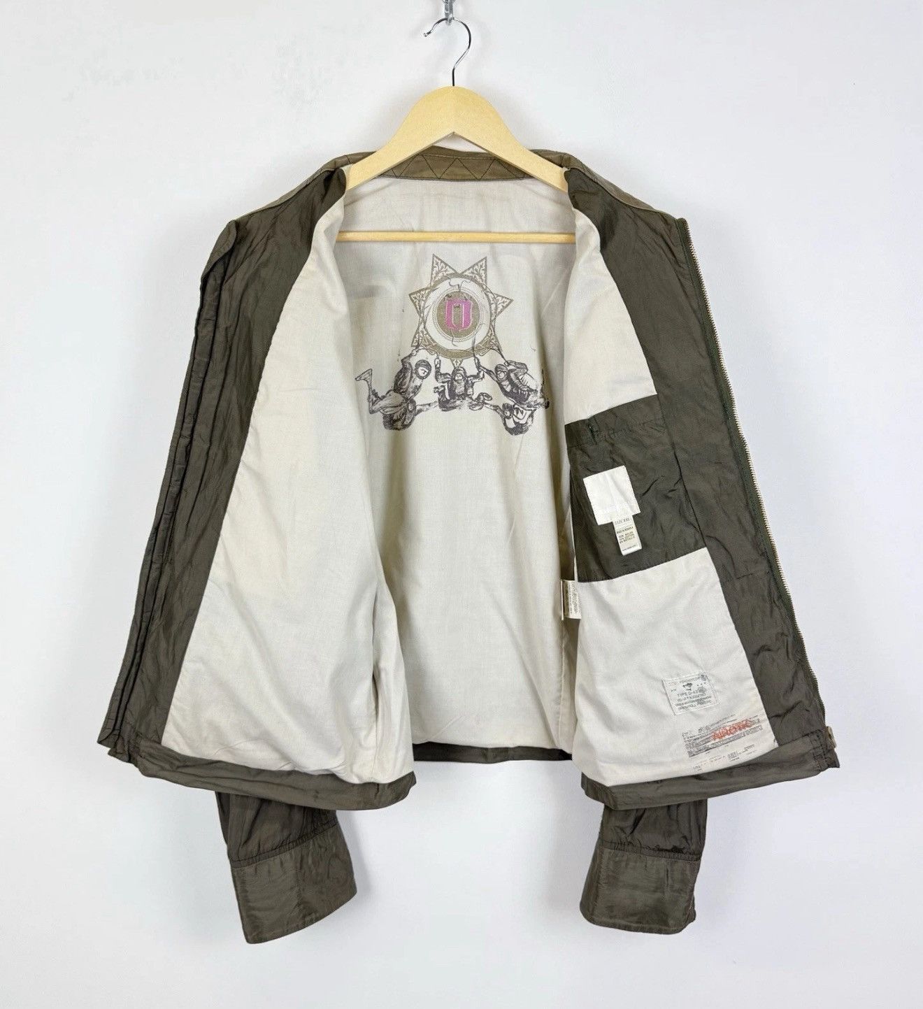 Diesel Diesel Psychotechnic Airotic Air Force Bomber Jacket Women’s Size XXL / US 16-18 / IT 52-54 - 8 Thumbnail