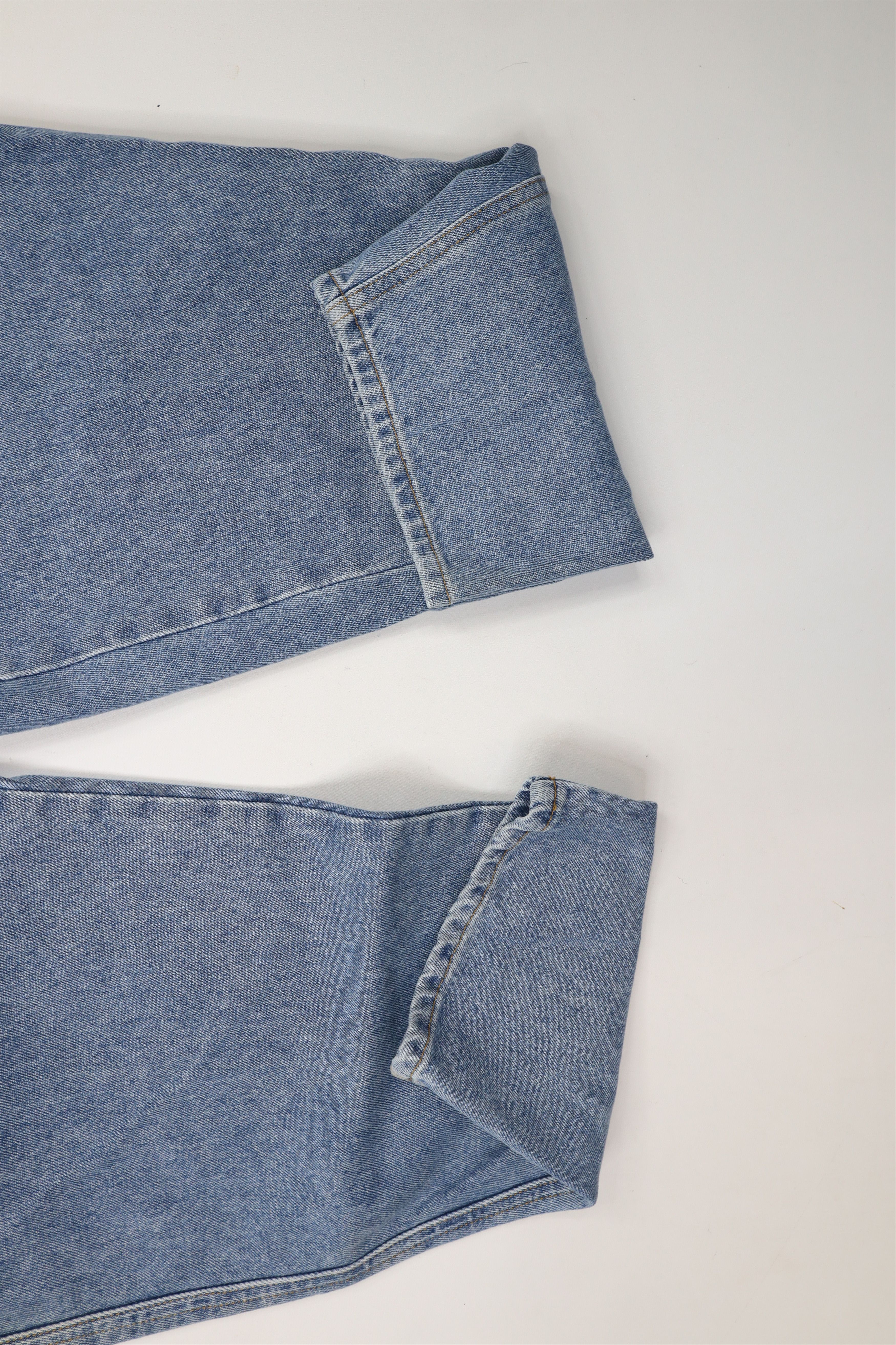 Vintage Deadstock Vintage 90s Streetwear Tapered Leg Denim Jeans Size 24" / US 00 / IT 34 - 5 Thumbnail