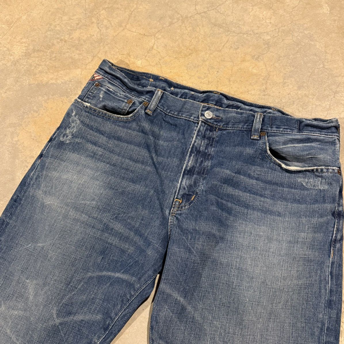 Denim & Supply Ralph Lauren Vintage 2000s Polo Denim & Supply Faded Jeans Grunge ERD Size US 38 / EU 54 - 4 Thumbnail