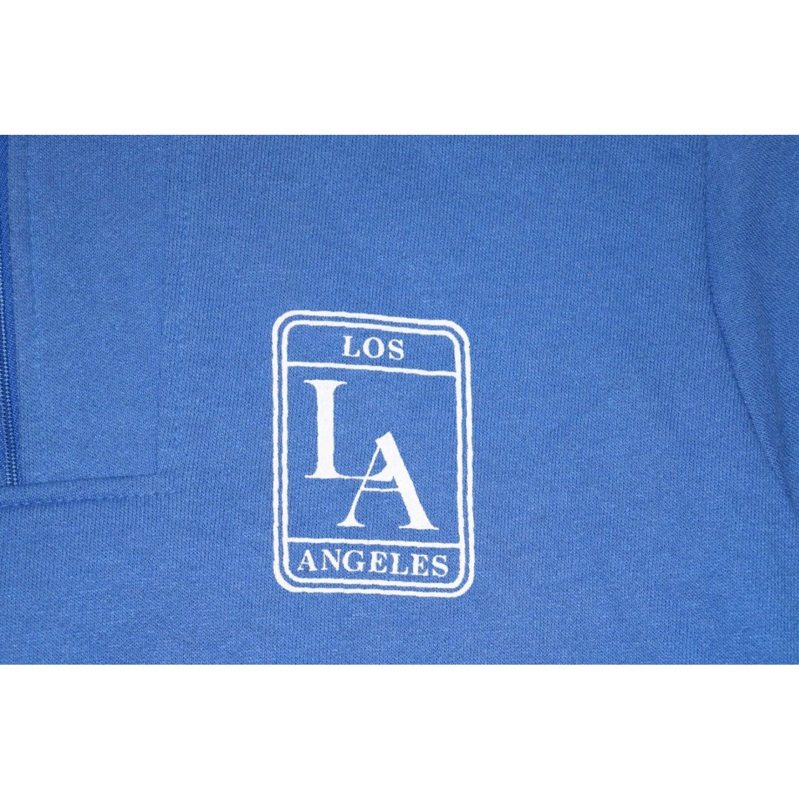 Vintage VINTAGE Caribe Sportswear 1/4 Zip Sweatshirt Sweater Blue Small Retro 80s 90s Unisex Adults Size S / US 4 / IT 40 - 2 Thumbnail