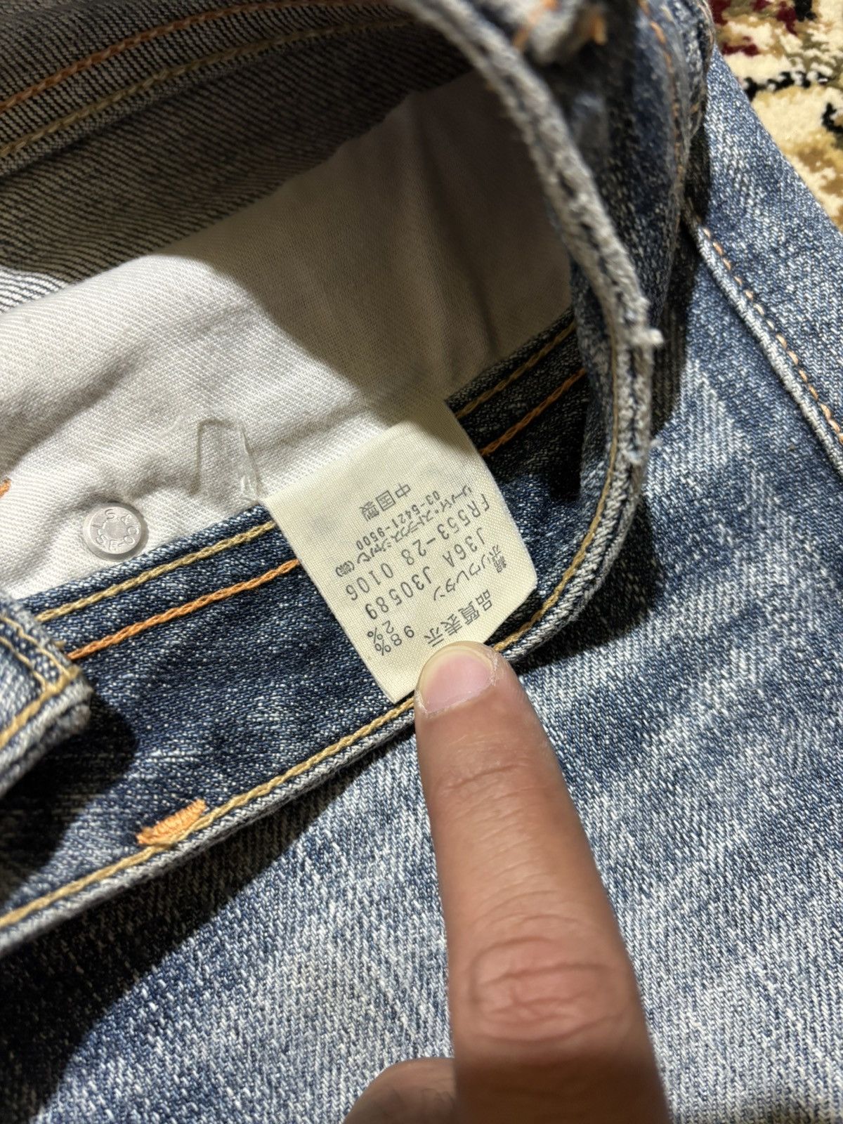 Levi's Y2k Levis Flared Faded Distressed Jeans Size US 28 / EU 44 - 11 Thumbnail