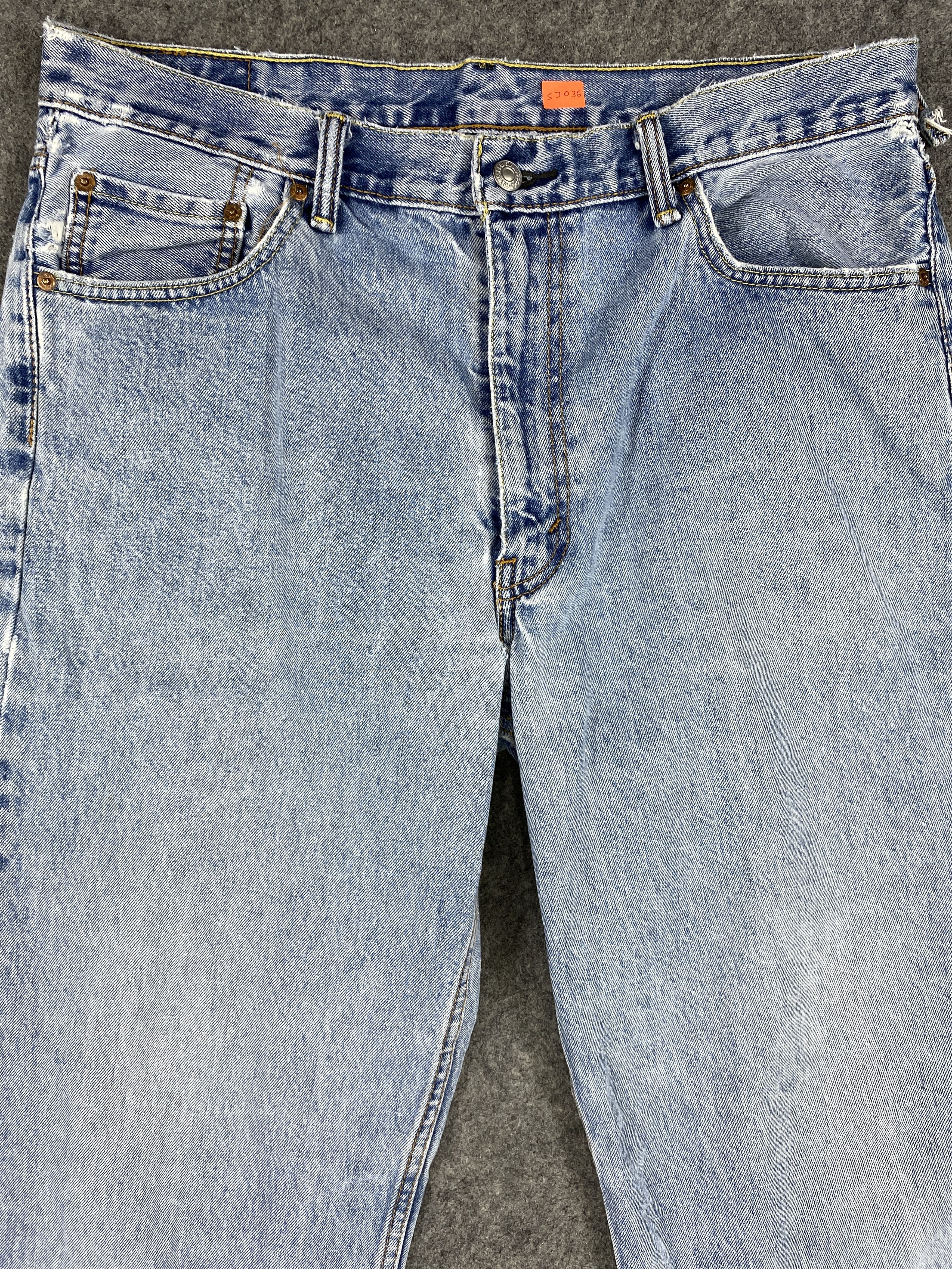Levi's Mid Blue Vintage Levi's 550 Jeans 36x30.5 Denim -SJ036 Size US 36 / EU 52 - 3 Thumbnail