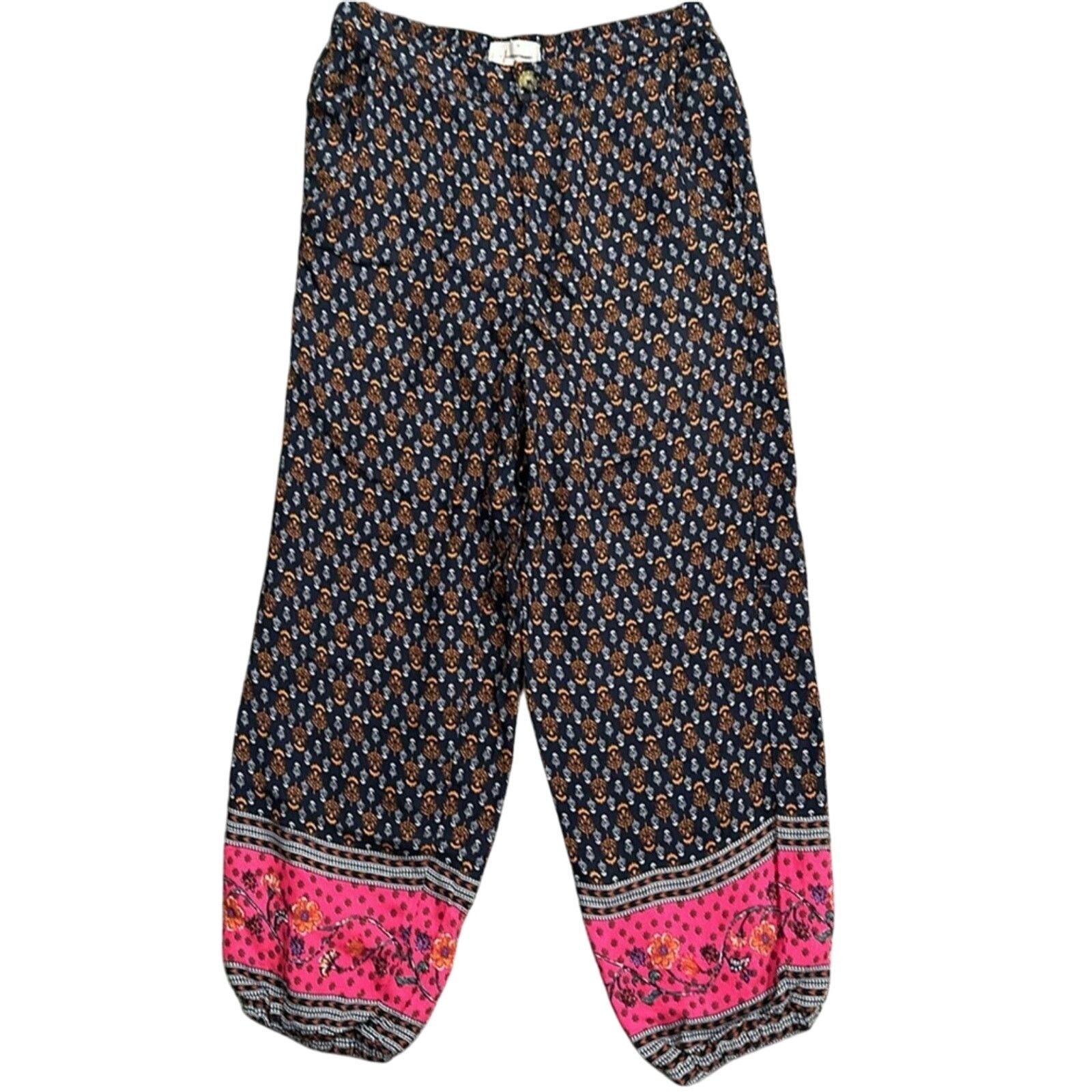 Anthropologie Anthropologie Floral Balloon Leg Oversized Joggers Pants Size 32" / US 10 / IT 46 - 4 Thumbnail