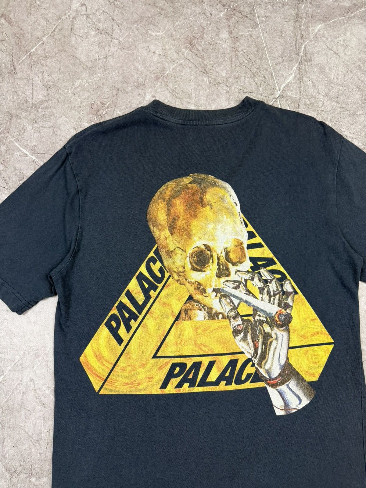 Palace Palace Skulls Tri-Ferg T-Shirt — Navy (Fall 2017) Size US S / EU 44-46 / 1 - 4 Thumbnail