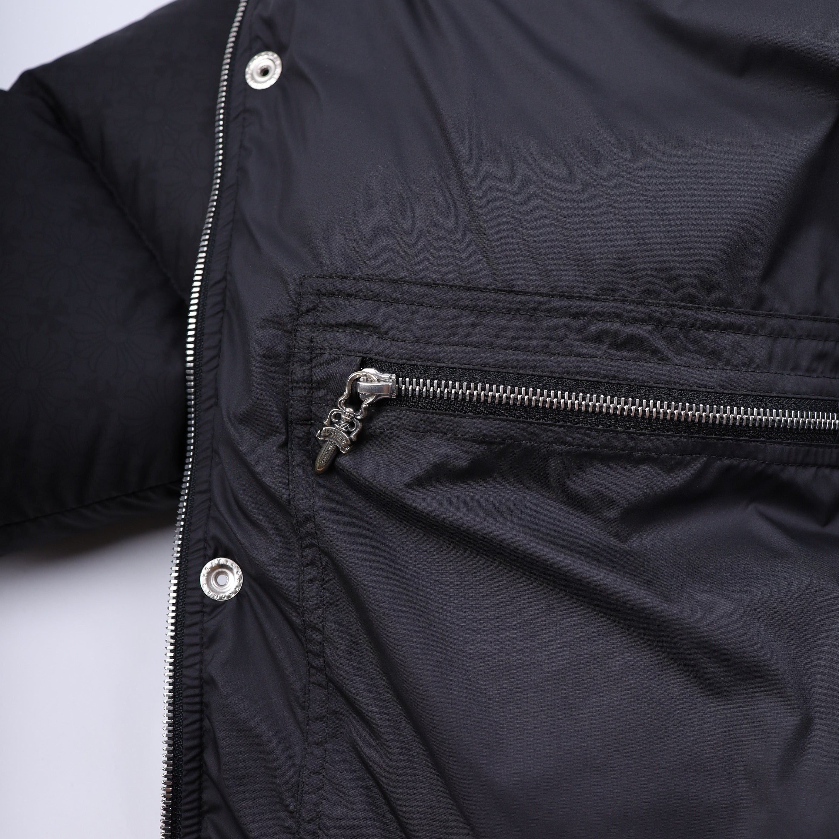 Chrome Hearts CHROME HEARTS BLACK PLUS MONOGRAM DOWN PUFFER JACKET Size US XXL / EU 58 / 5 - 10 Thumbnail