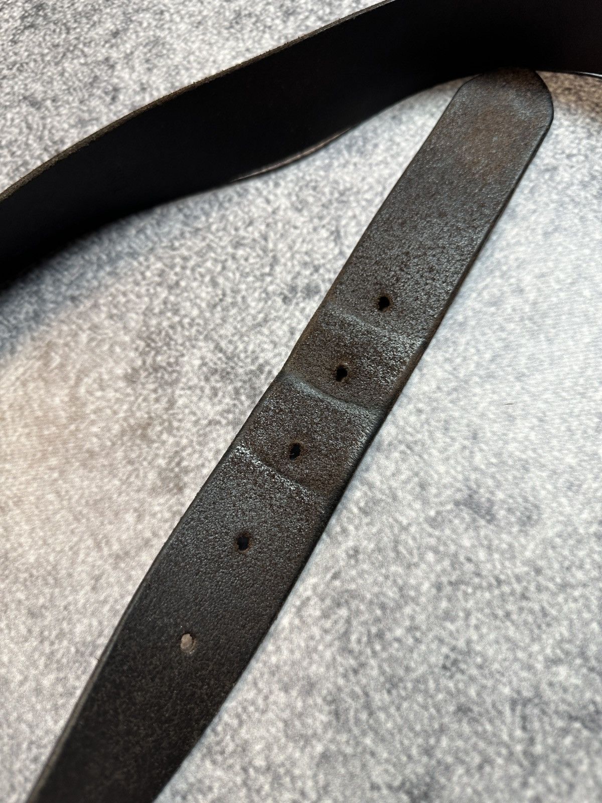 Vintage × Wrangler Vintage Wrangler Leather Belts Handmade Streetwear USA Style Size ONE SIZE - 5 Thumbnail