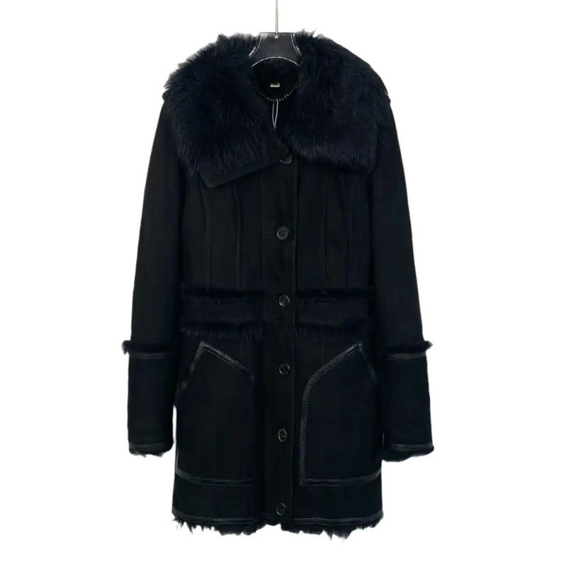 Burberry Burberry Black Women's Coat Size M Size M / US 6-8 / IT 42-44 - 1 Thumbnail