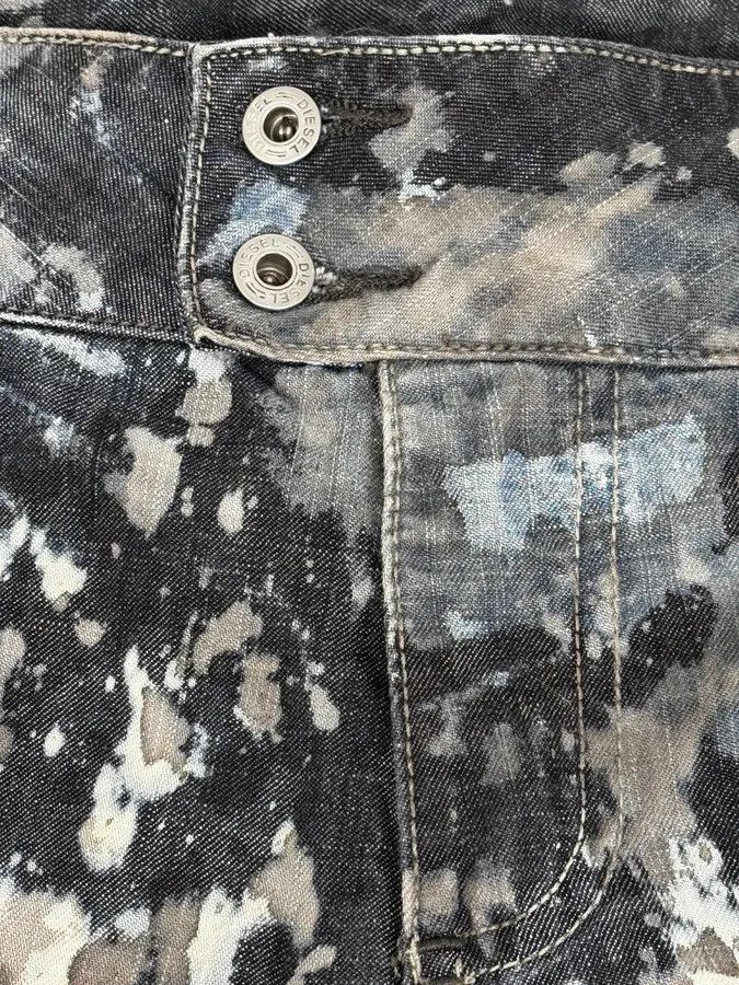 Diesel 2000s Diesel Rust Splash Paint Blue Pants Size US 32 / EU 48 - 10 Thumbnail