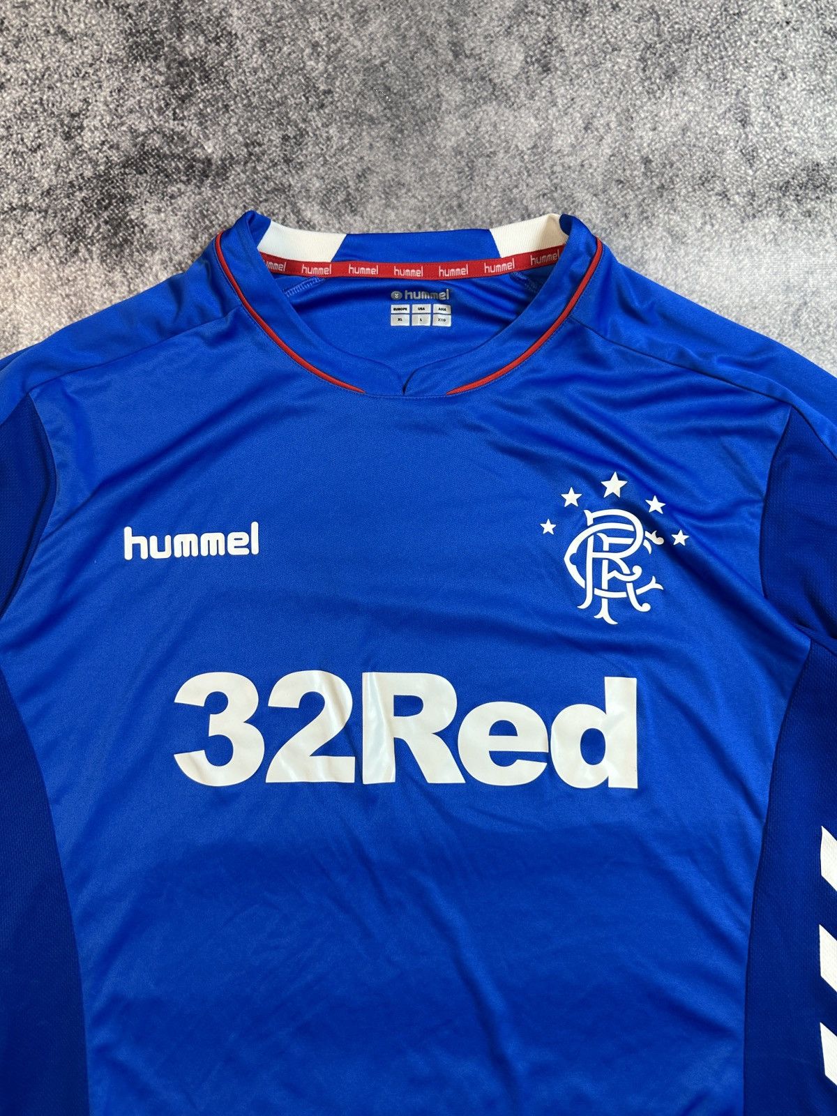 Hummel Hummel Glasgow Rangers Soccer Jersey Streetwear L Rare Size US L / EU 52-54 / 3 - 2 Thumbnail