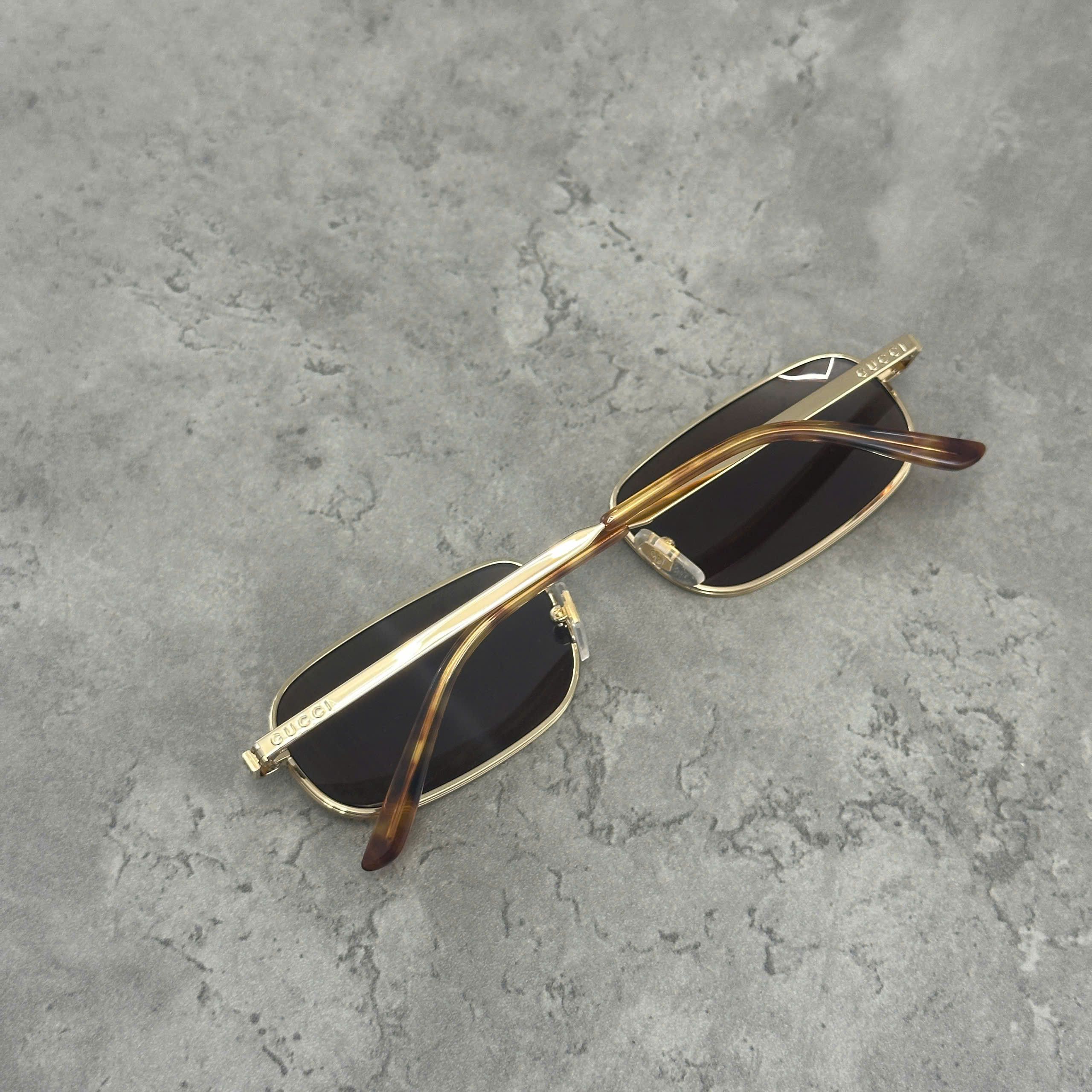 Gucci GUCCI GG1457S 002 Sunglasses GOLD Size ONE SIZE - 4 Thumbnail