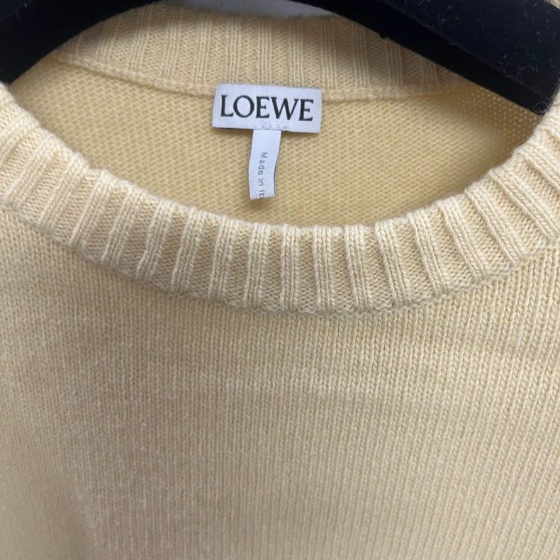 Loewe LOEWE Yellow small logo sweater Size S / US 4 / IT 40 - 2 Thumbnail