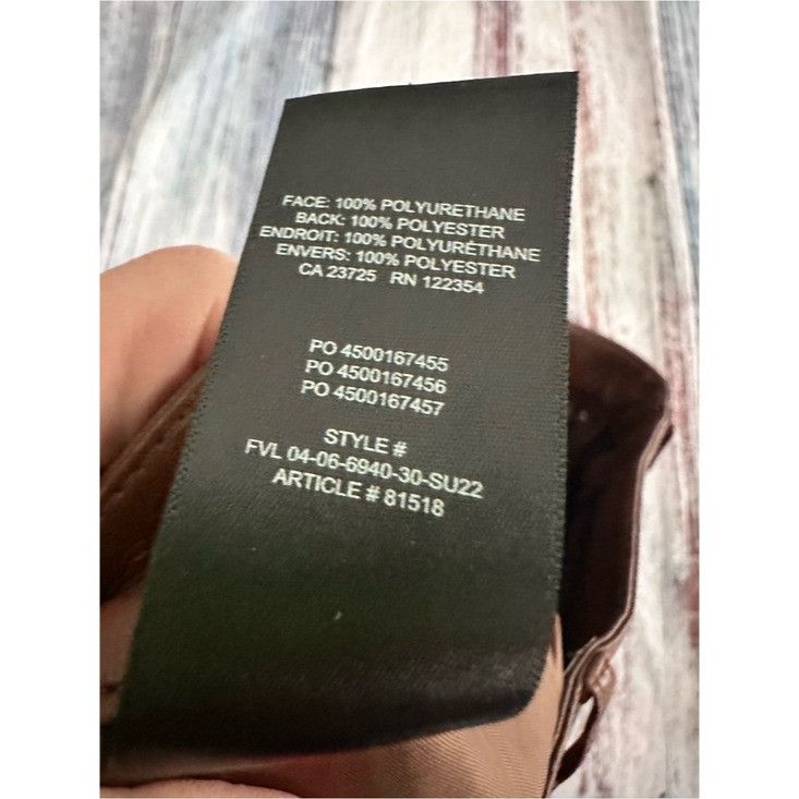 Other NWT Wilfred “Melina” Women's High-Rise Faux Leather Straight Size 28" / US 6 / IT 42 - 10 Thumbnail