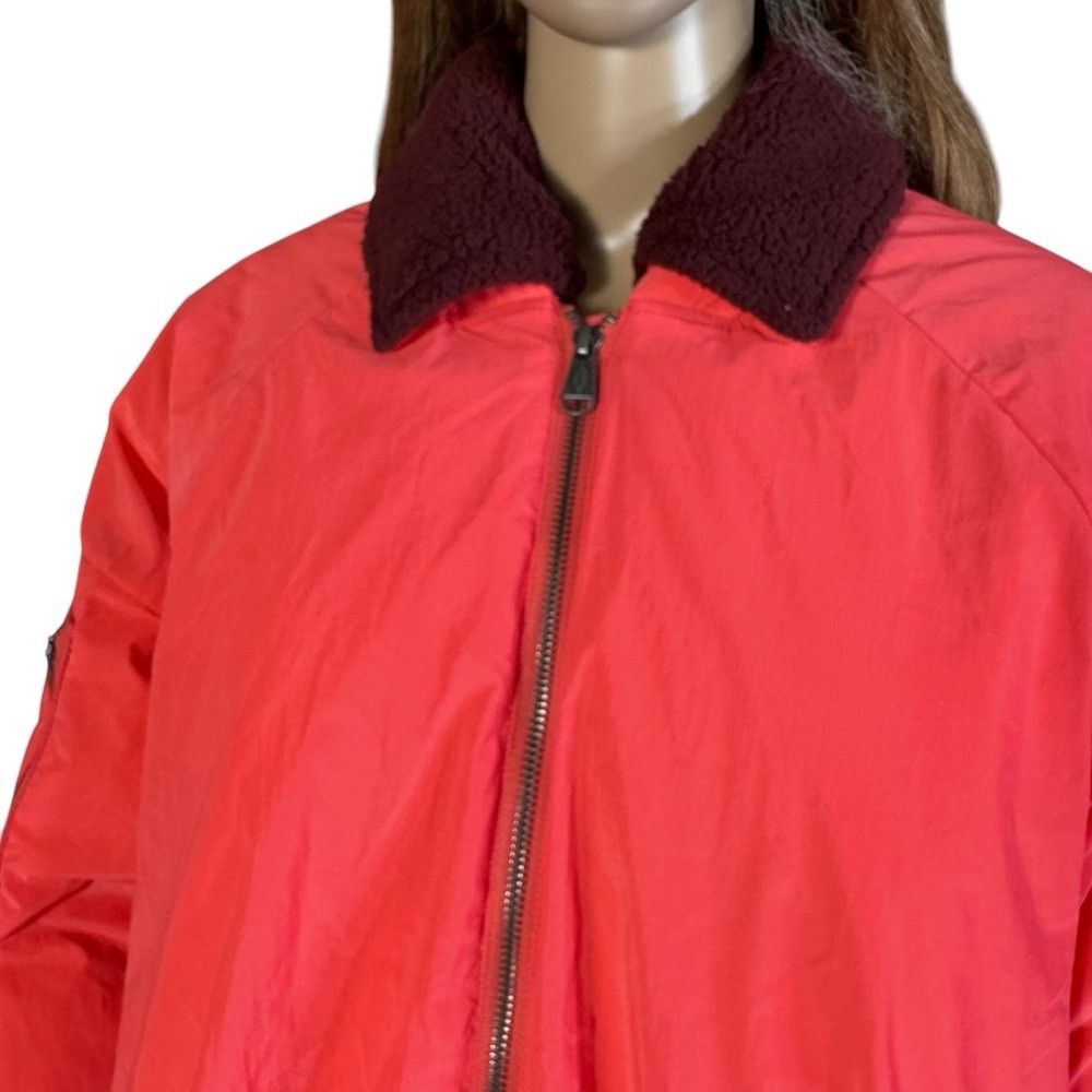 Free People NWT New Free People Outpost Bomber Cherry Tomato Combo Jack Size M / US 6-8 / IT 42-44 - 9 Thumbnail