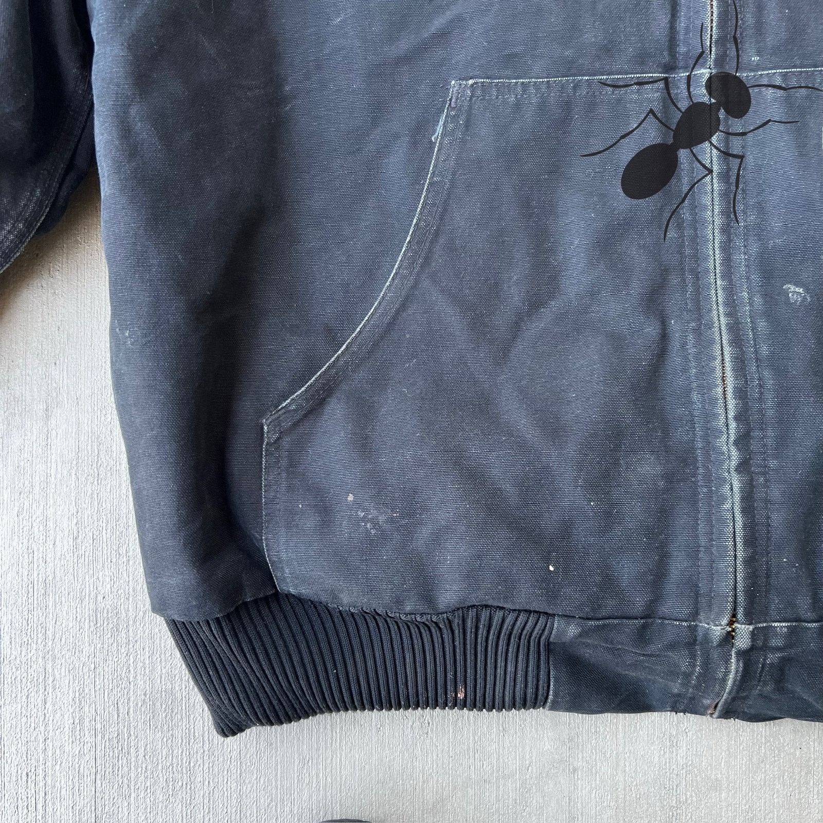 Carhartt × Vintage Carhartt J140 BLK back hooded work wear jacket Size US L / EU 52-54 / 3 - 10 Thumbnail