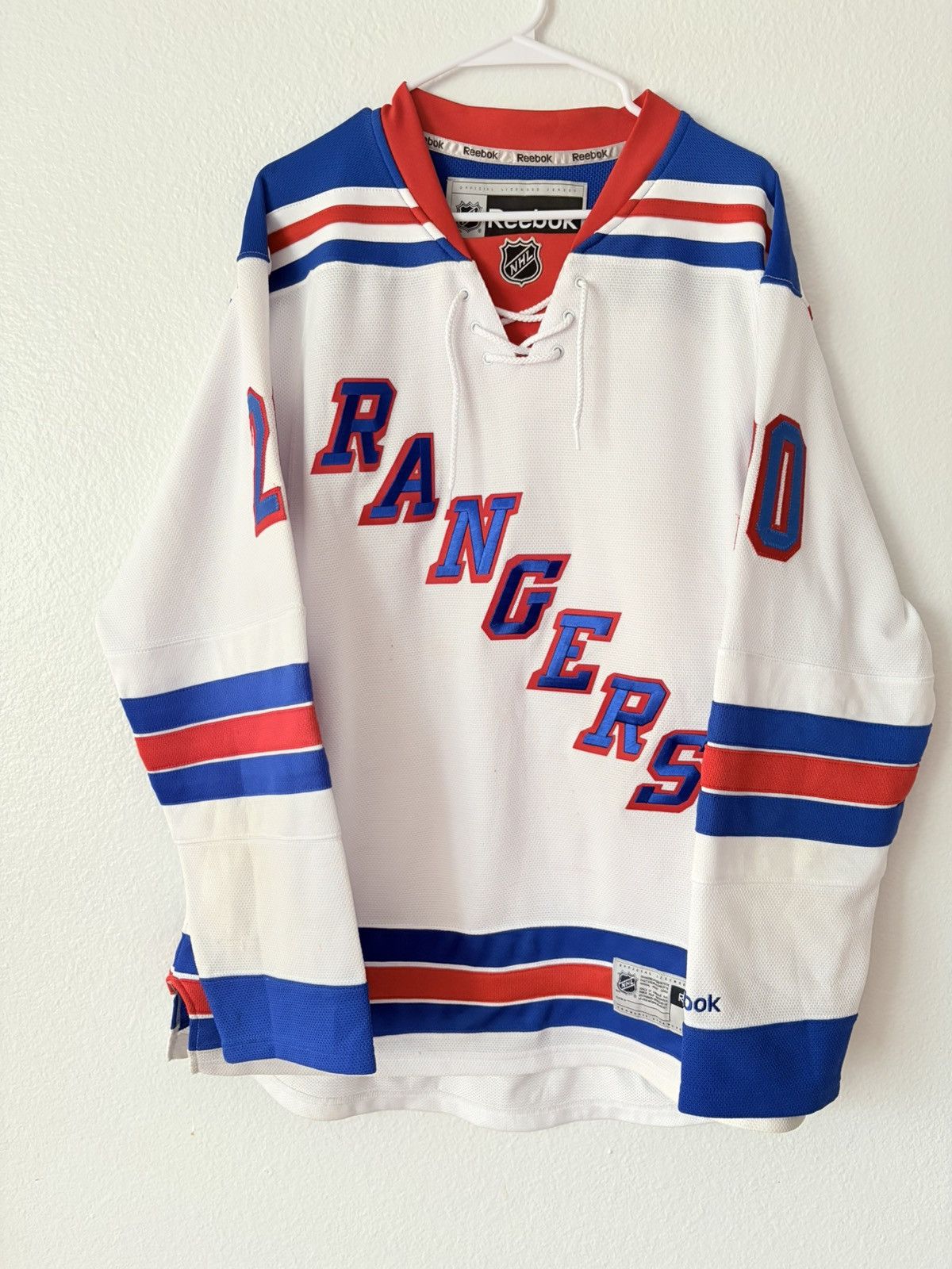 Reebok Reebok Authentic 2016 CHRIS KREIDER NEW YORK RANGERS jersey Size US L / EU 52-54 / 3 - 6 Thumbnail