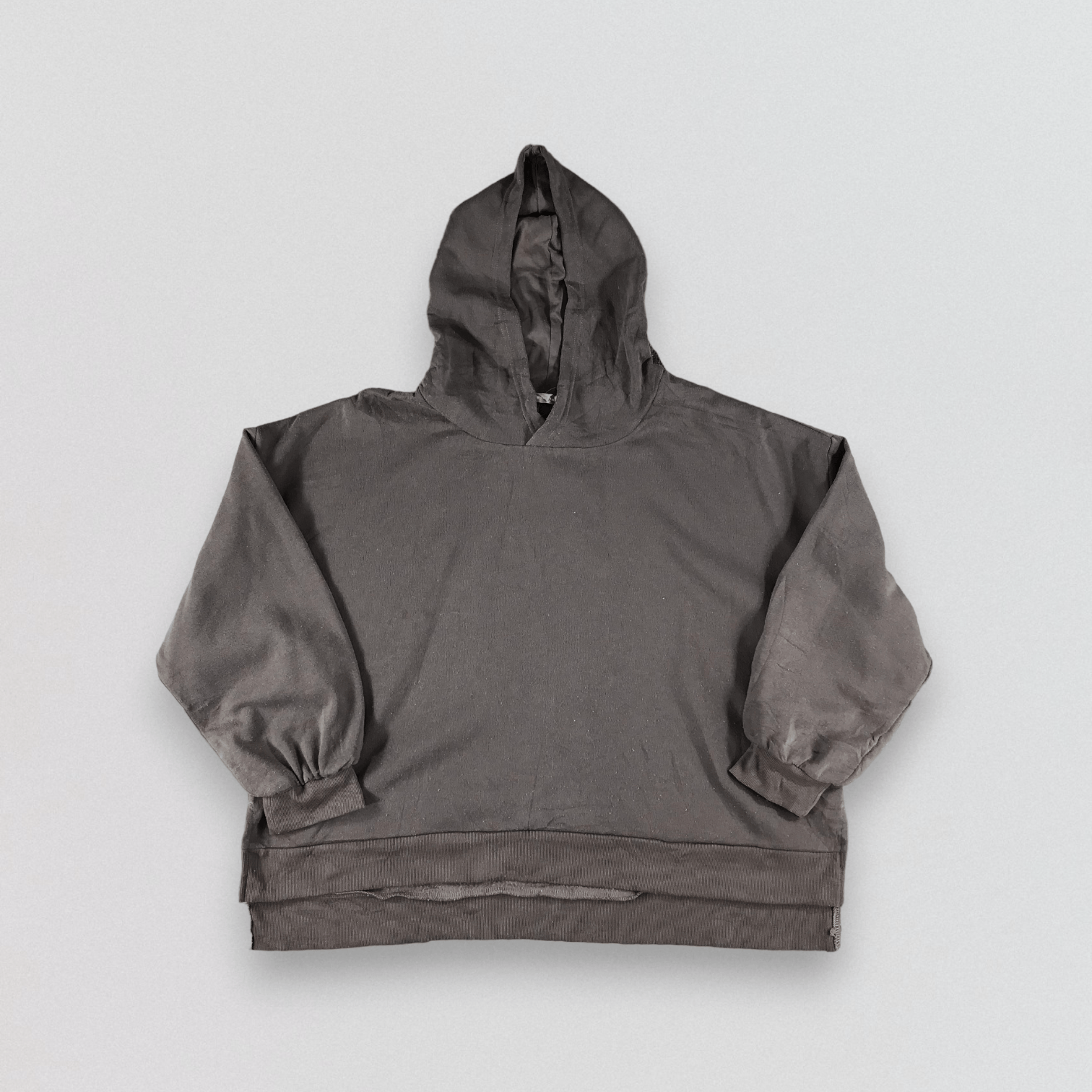Japanese Brand Japanese Whirl Wind Plain Cropped Hoodie Sweatshirt F242 Size US L / EU 52-54 / 3 - 1 Thumbnail