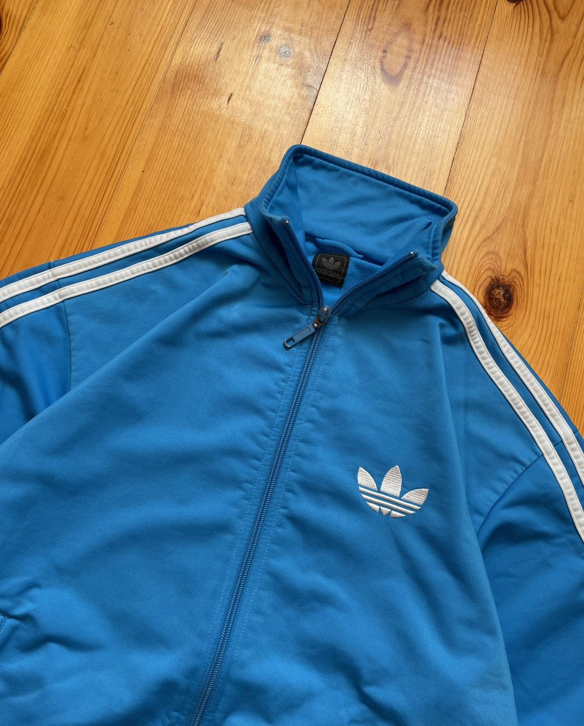 Adidas Adidas Vintage Trefoil Track Zip Jacket Balenciaga Style Size US M / EU 48-50 / 2 - 4 Thumbnail