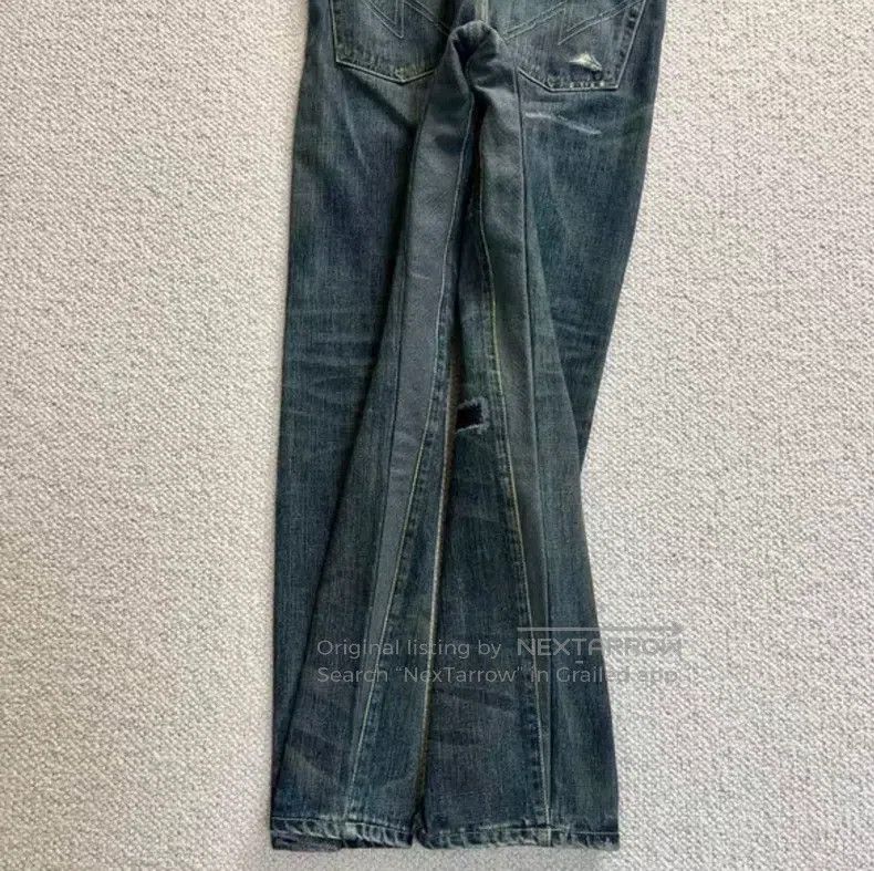 Neighborhood Neighborhood size S Poison 2 King Beaded Vintage Jeans Size US 27 - 8 Thumbnail