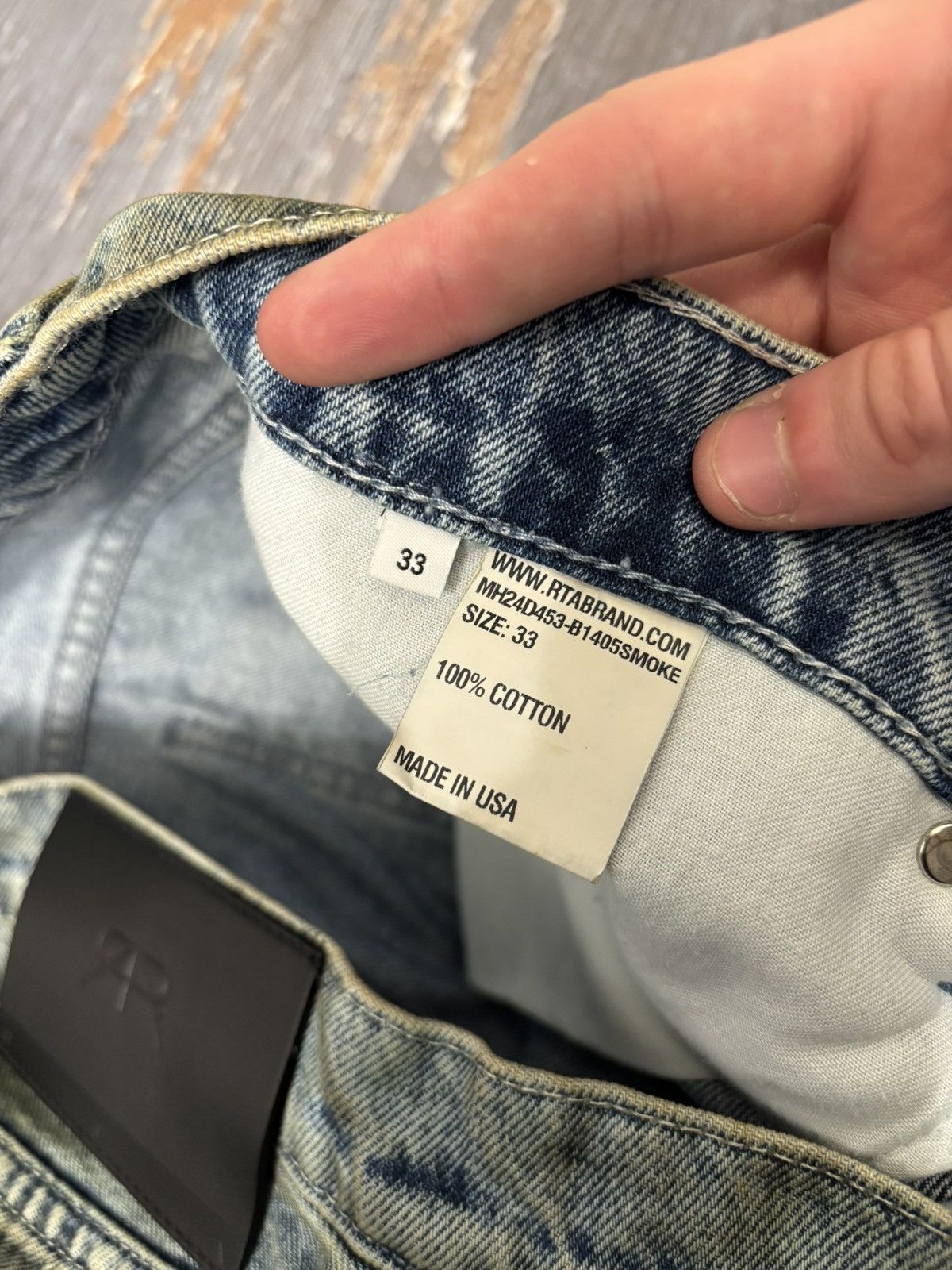 Rta RTA Embroidered Denim Size US 33 - 8 Thumbnail