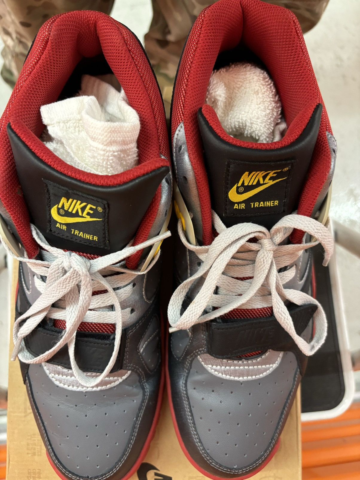 Nike × Vintage ***FINAL DROP***RARE 2008 NIKE AIR TRAINER 3 HIGH 13 Size US 13 / EU 46 - 17 Thumbnail
