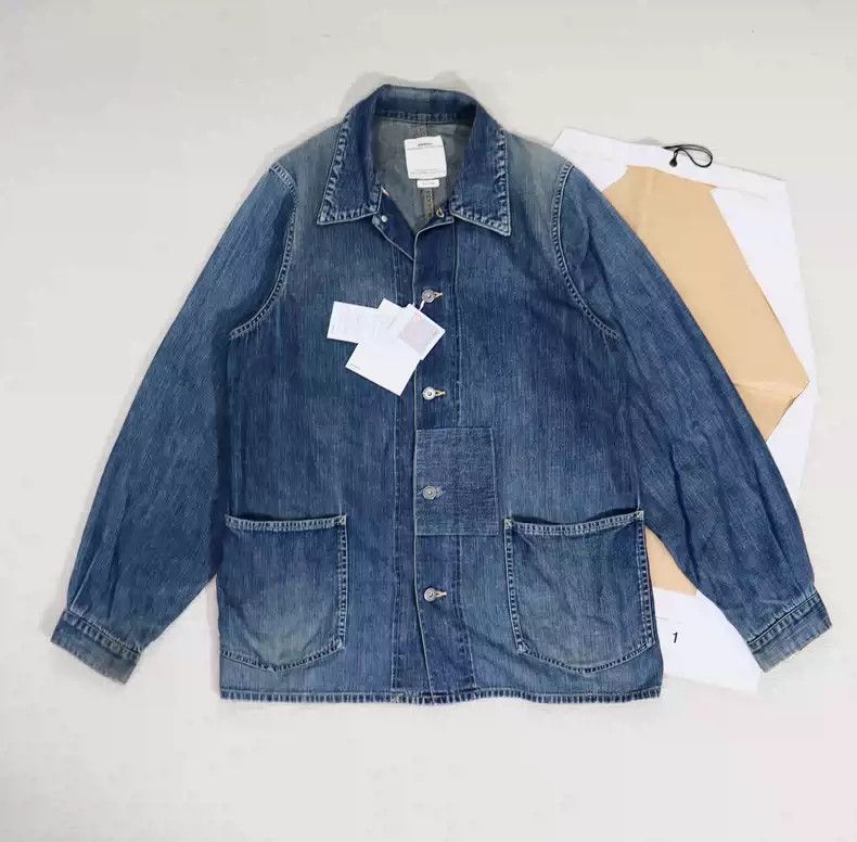 Visvim Visvim 18ss Section Gang Coverall Washed denim jacket | Grailed