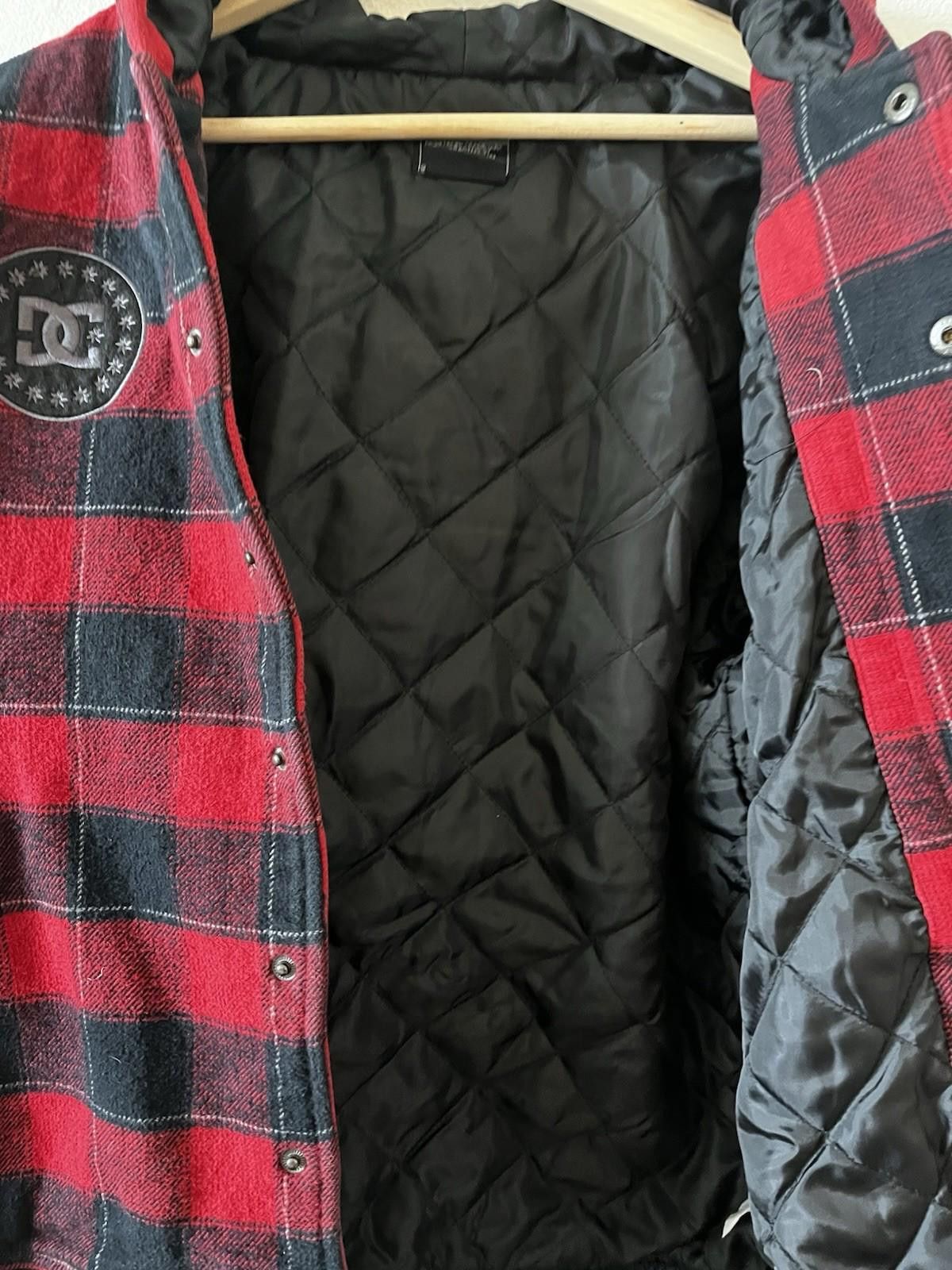 DC Y2K DC SKATE PLAID CHECKERED ZIP UP HOODIE GRUNGE M Size US M / EU 48-50 / 2 - 4 Thumbnail