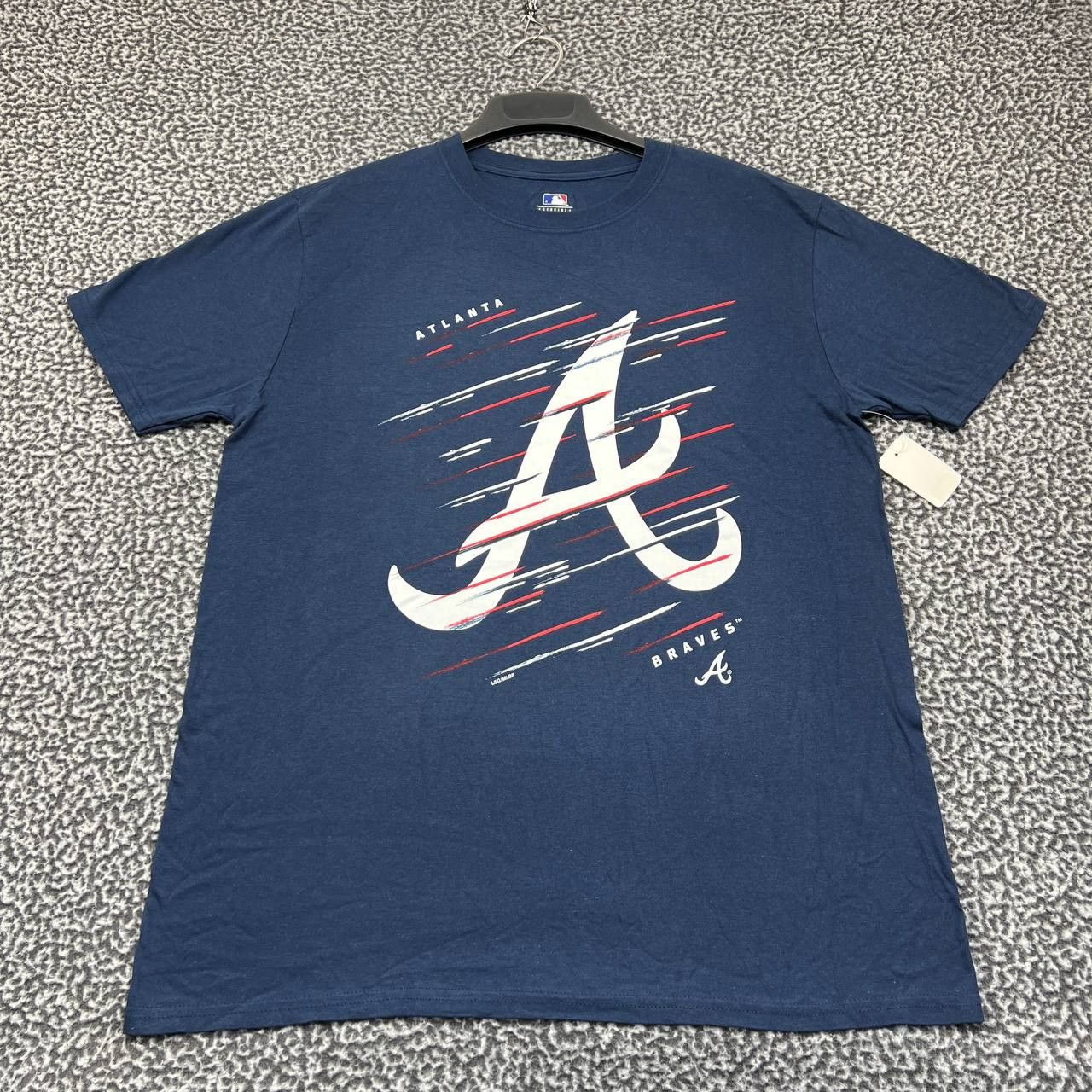 MLB Atlanta Braves Shirt Men Blue MLB Crew Neck Cotton New L Size US L / EU 52-54 / 3 - 1 Thumbnail