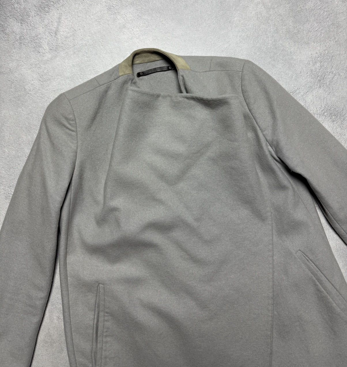 Allsaints AllSaints Ora Jacket Wool Cape Button Size S / US 4 / IT 40 - 4 Thumbnail