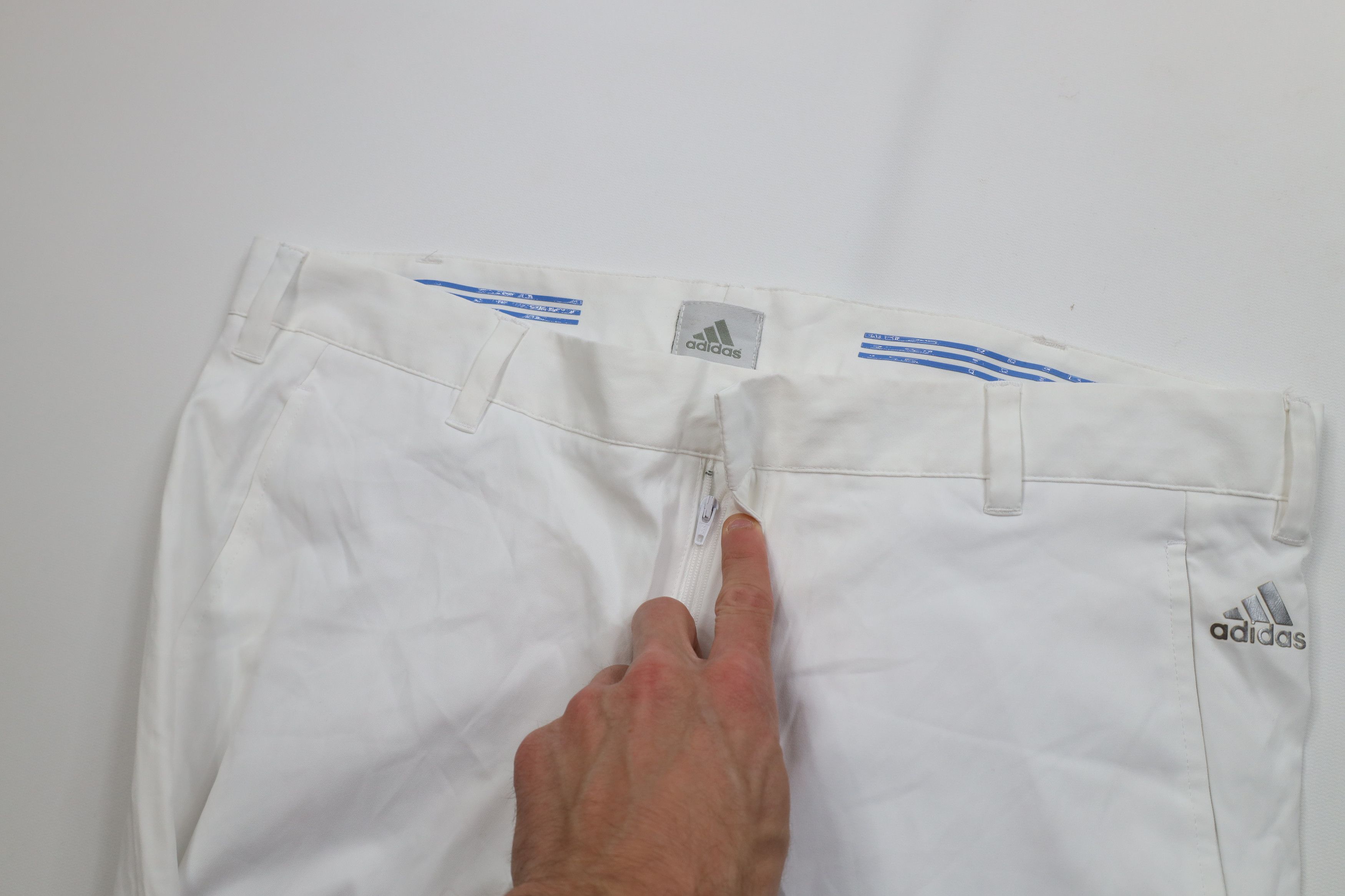 Adidas Adidas Golf Spell Sheer Stretch Wide Leg Chino Pants White Size US 36 / EU 52 - 7 Thumbnail