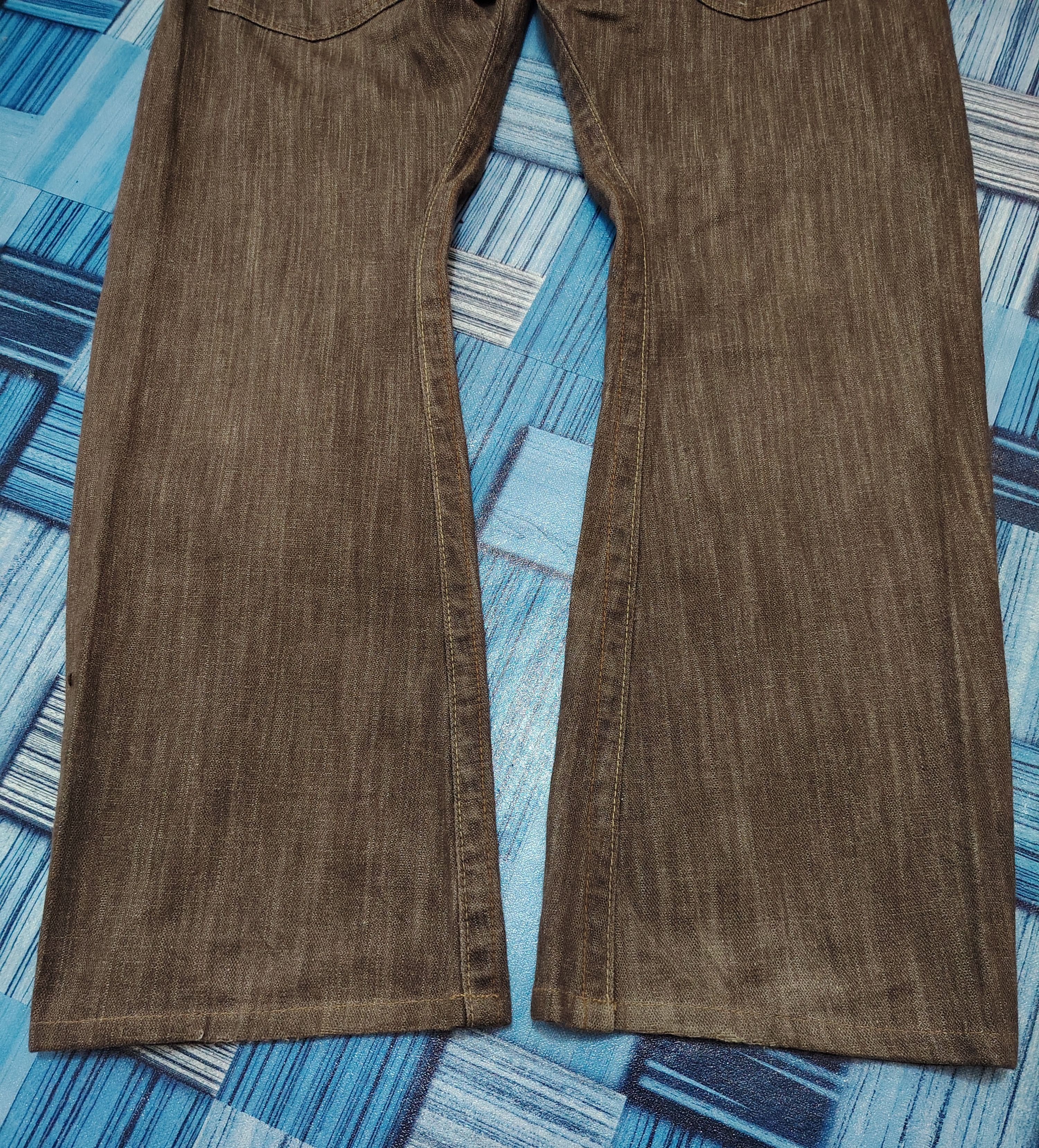 Japanese Brand 💥Insane💥 Japanese Dominate Handcrafted Jeans Flared Pants Size US 34 / EU 50 - 13 Thumbnail