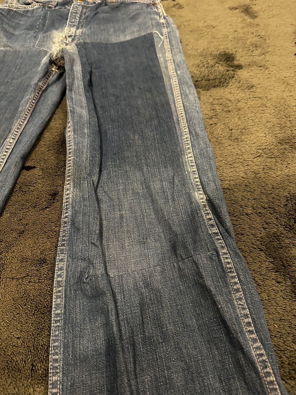 Lee × Levi's × Vintage Vintage 1960’s Big Smith Distressed and Repaired Denim Size US 30 / EU 46 - 11 Thumbnail