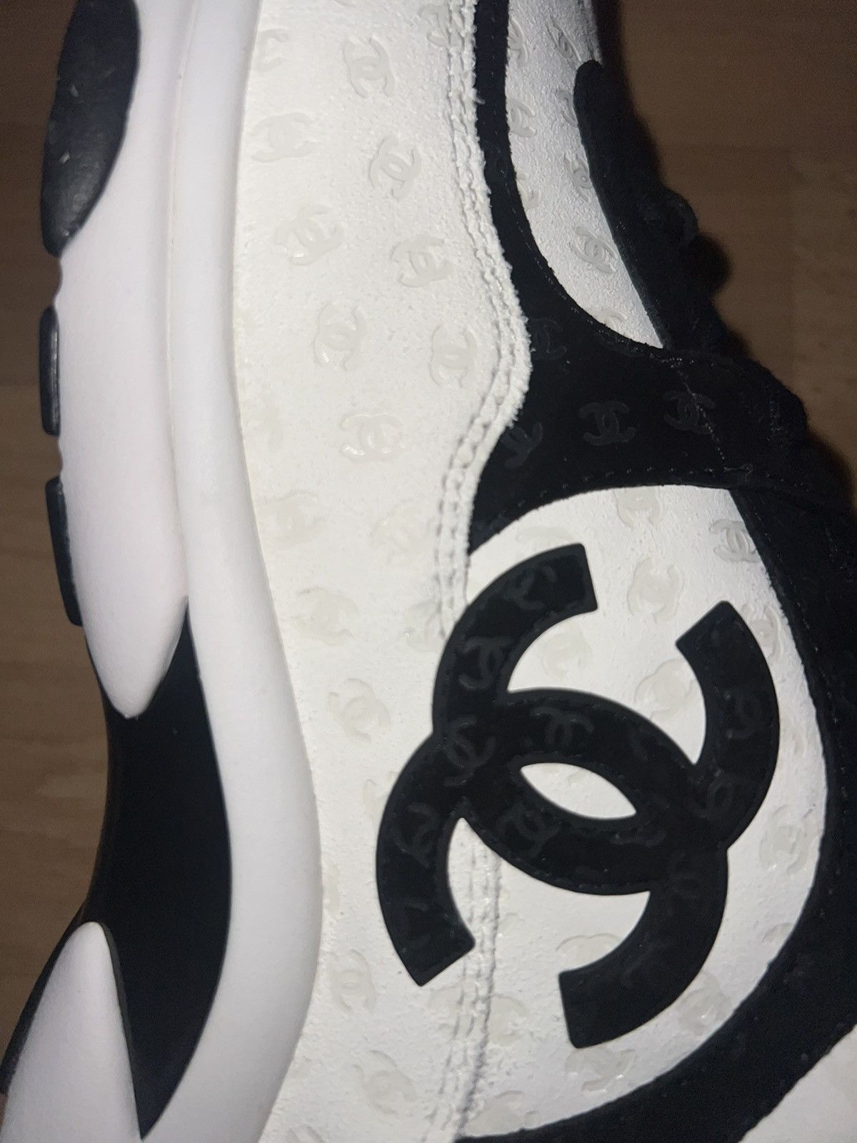 Chanel Chanel Sneakers All Over Logo Size US 12 / EU 45 - 13 Thumbnail