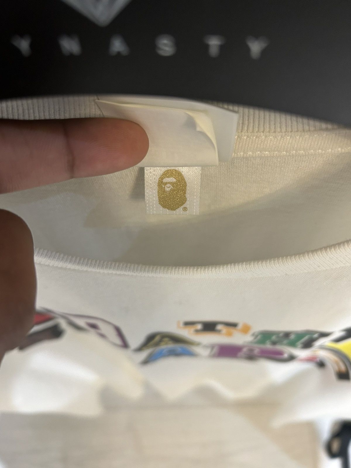 Bape A BATHING APE VARSITY FONT TEE Size US M / EU 48-50 / 2 - 5 Thumbnail