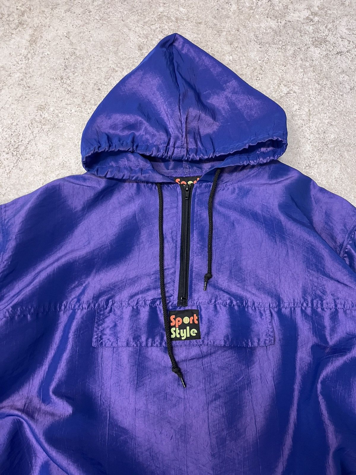 Vintage Vintage purple sport style windbreaker Size US XL / EU 56 / 4 - 1 Thumbnail