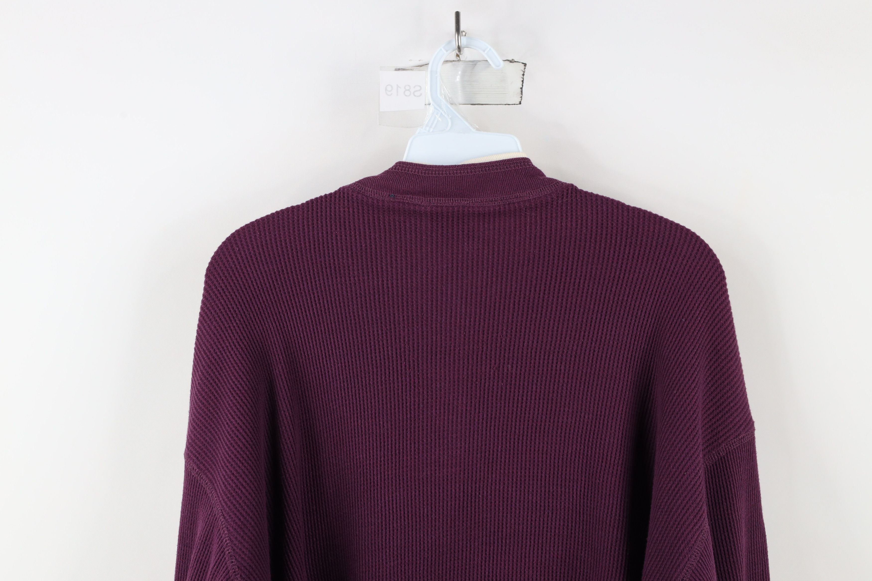Vintage Vintage 90s Streetwear Layered Thermal Waffle Knit T-Shirt Size M / US 6-8 / IT 42-44 - 8 Thumbnail