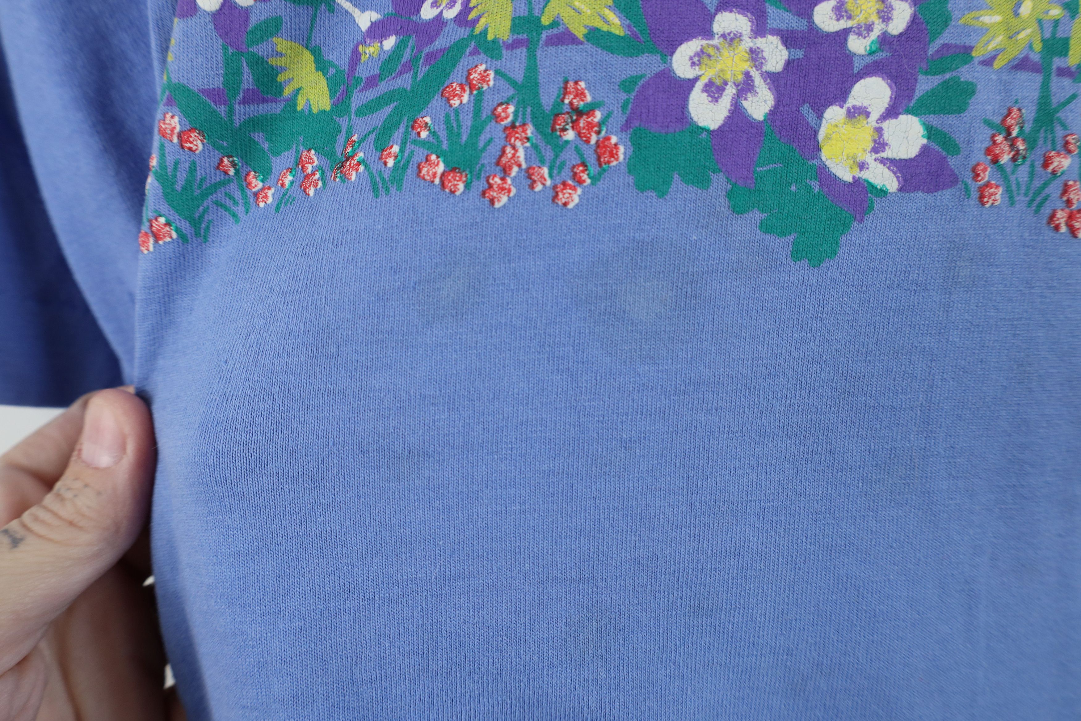 Vintage Vintage 90s Streetwear Ohio Nature Flower Bird T-Shirt USA Size XL / US 12-14 / IT 48-50 - 6 Thumbnail