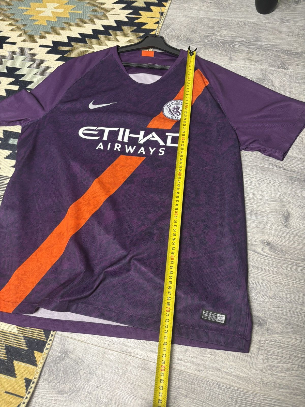Nike Nike Manchester City 2018 2019 Third Football Soccer Jersey Size US XL / EU 56 / 4 - 14 Thumbnail