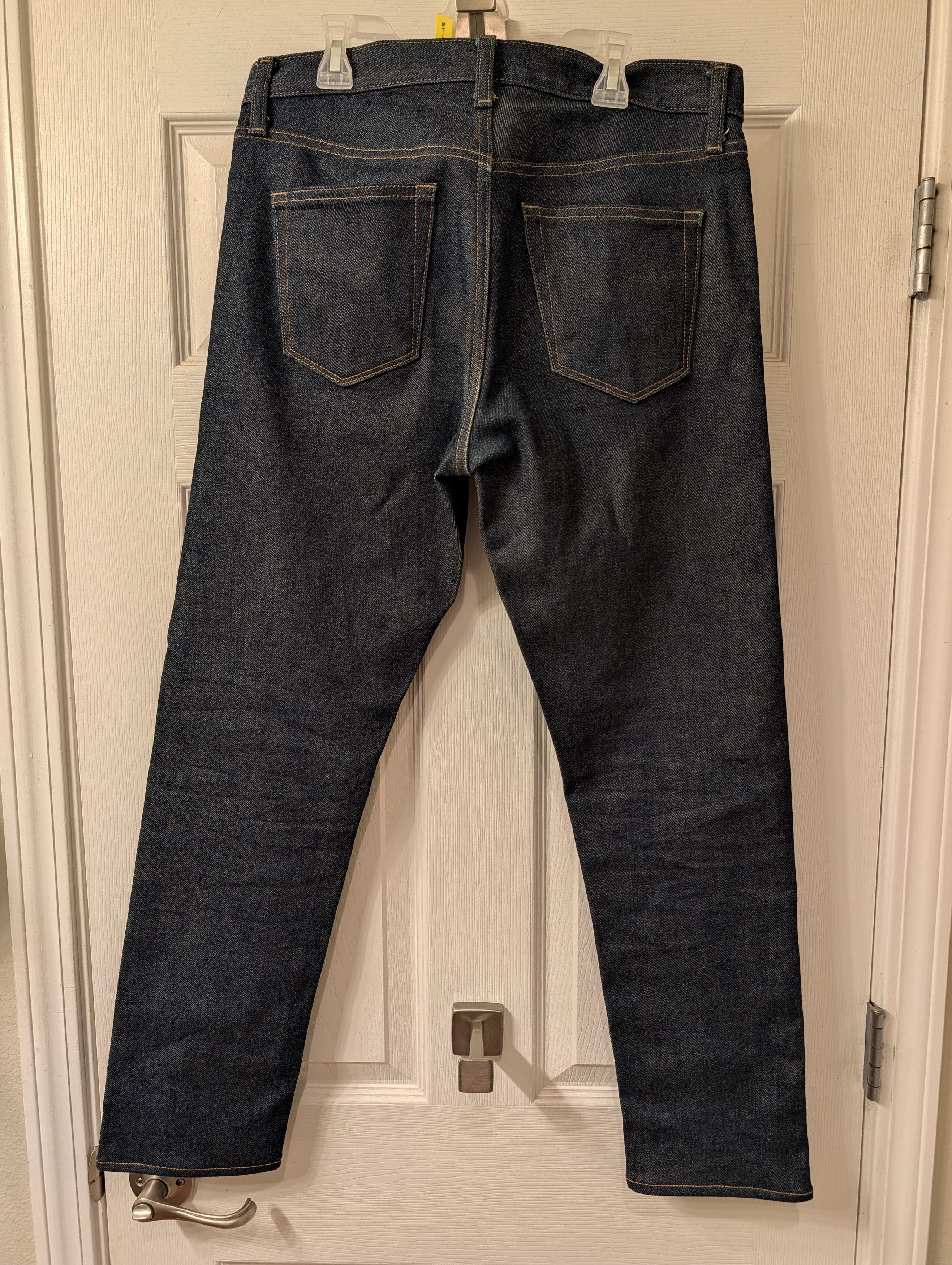 Uniqlo Stretch Selvedge Slim Denim Jeans Size US 30 / EU 46 - 3 Thumbnail