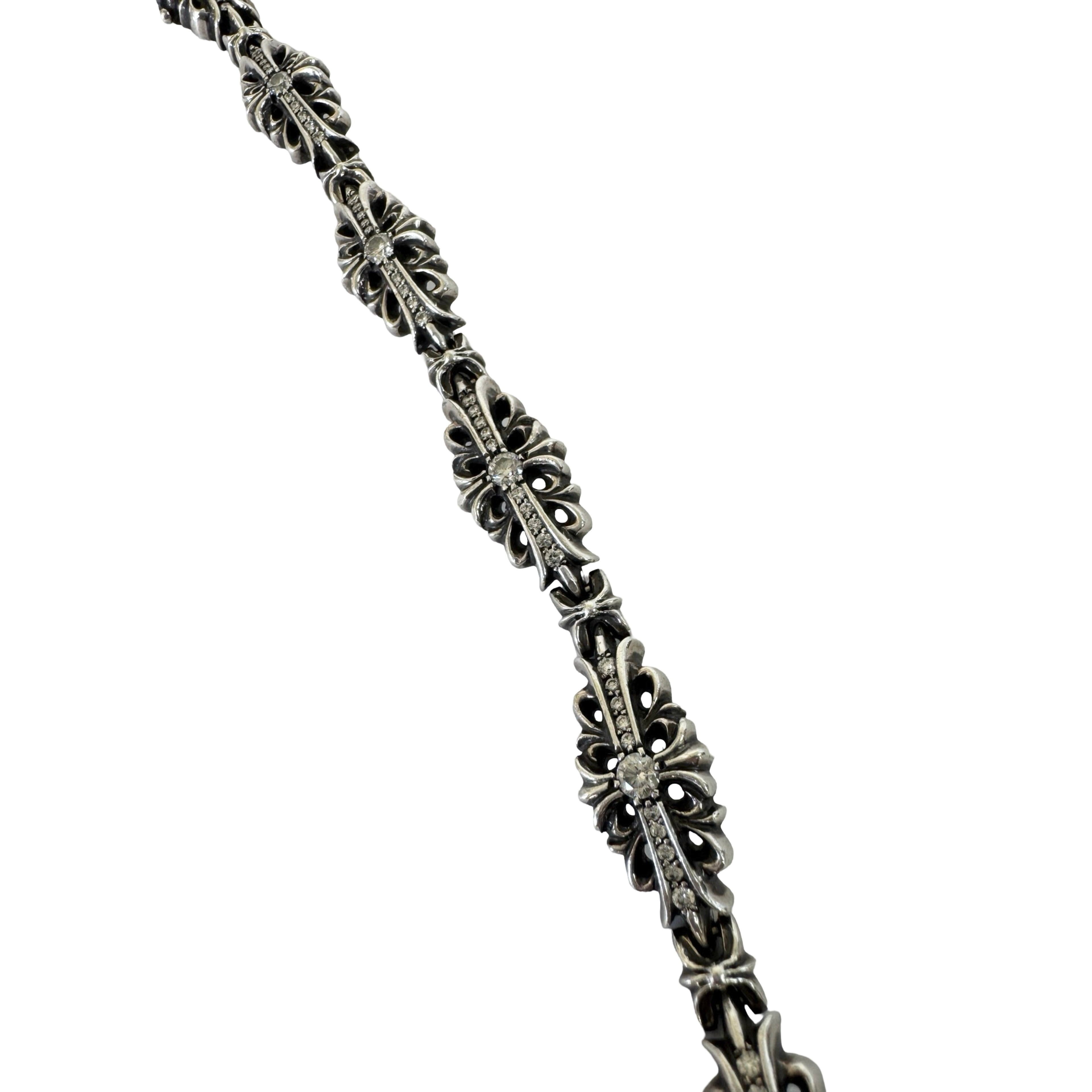 Chrome Hearts Chrome Hearts Diamond Flare Floral Cross 6 Link Size ONE SIZE - 13 Thumbnail