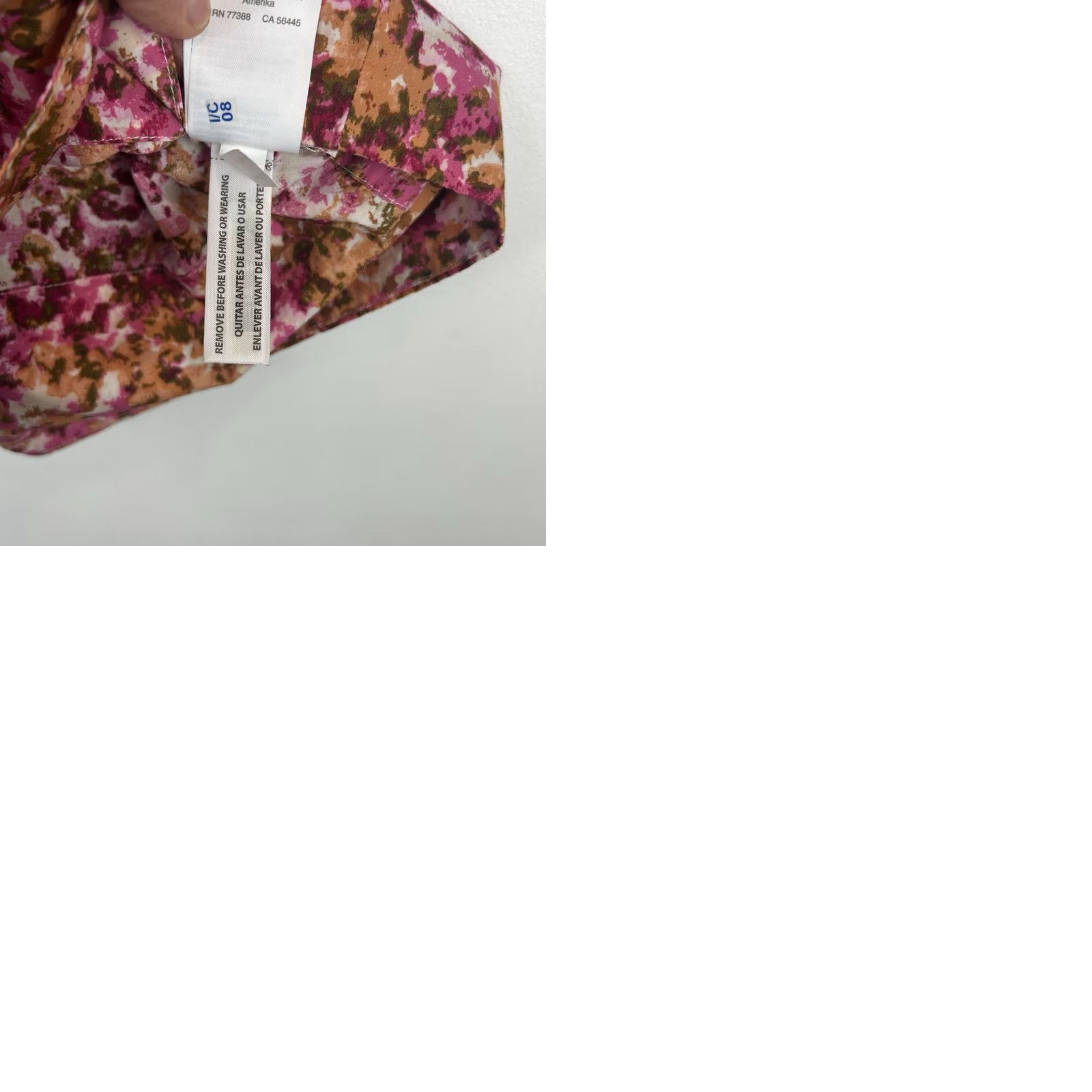 J.Crew J.CREW Blouse Women M Pink Floral Ruffle Balloon Sleeve Round Neck Pullover Casual Workwear Size M / US 6-8 / IT 42-44 - 9 Thumbnail