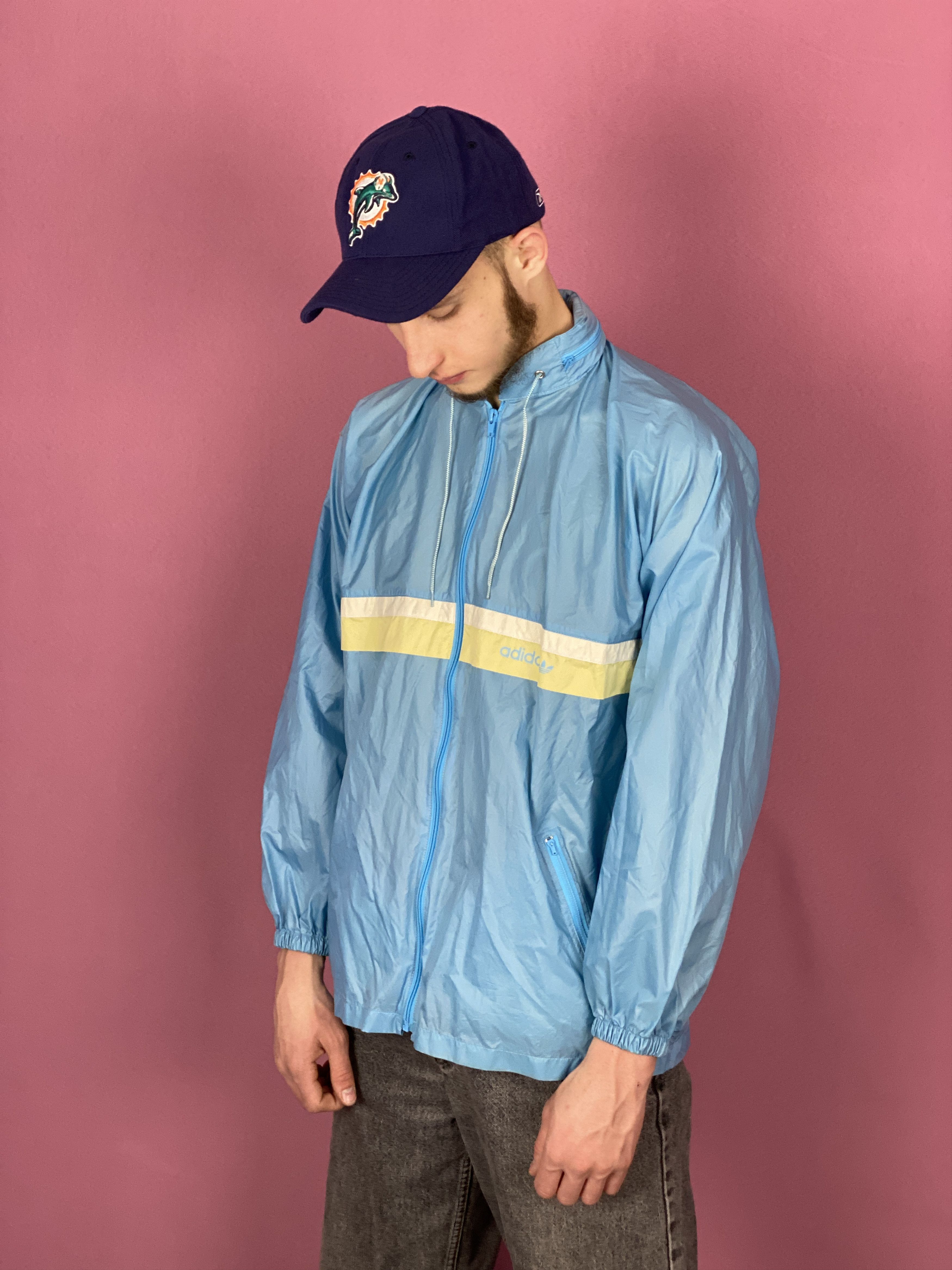 Adidas × Vintage 90s Adidas Vintage Men's Rain Jacket - S Raincoat Size US S / EU 44-46 / 1 - 2 Thumbnail