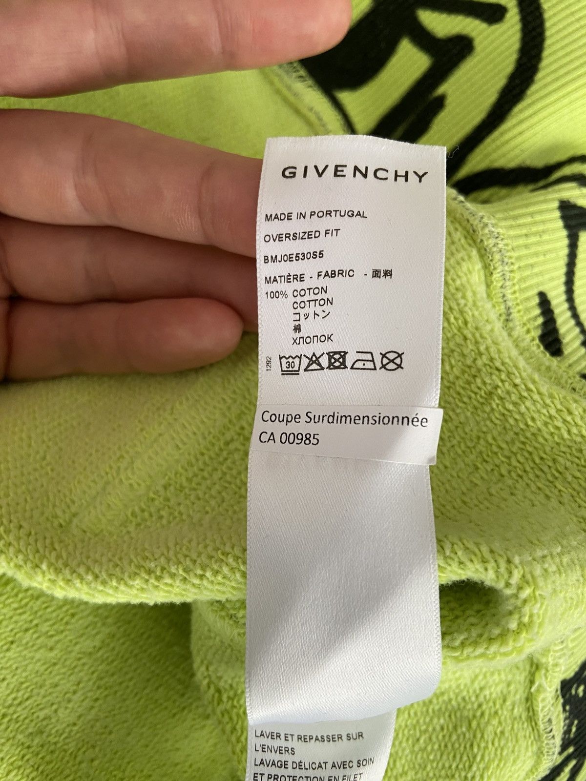Chito × Givenchy Givenchy Chito Allover Family Oversized Hoodie Size US L / EU 52-54 / 3 - 12 Thumbnail