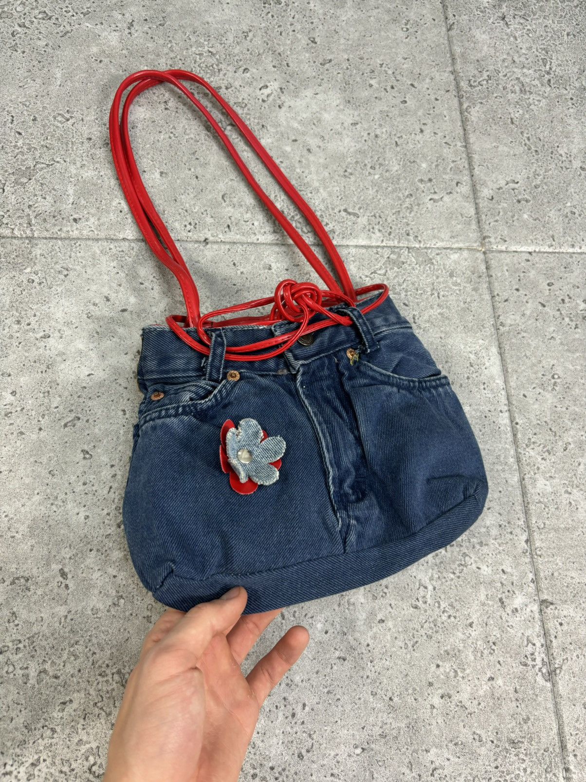 Vintage Grail Rare Japan Levis Bag Denim Hand Made Crafted Y2K 00s Size ONE SIZE - 5 Thumbnail
