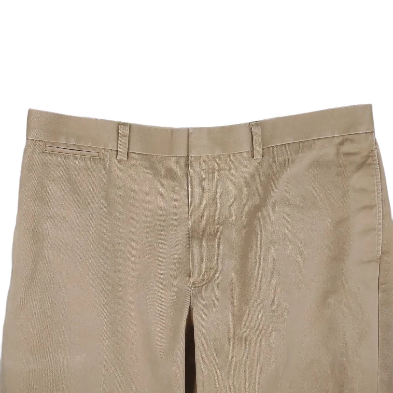 L.L. Bean LL Bean Classic Fit Men's 38x30 Flat Front Chino Tan Pants Size US 38 / EU 54 - 5 Thumbnail