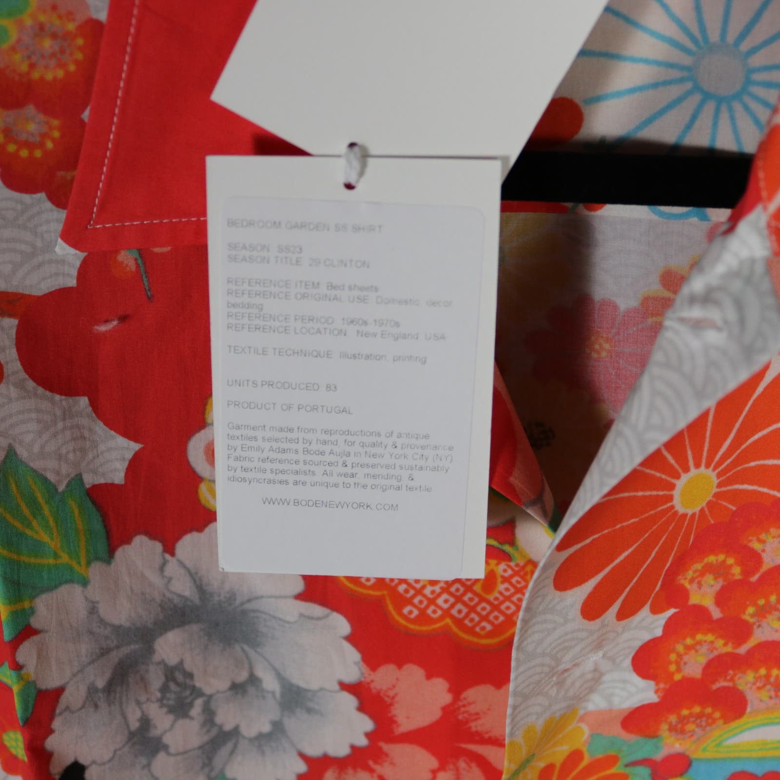 Bode Bode New York Bedroom Garden Flower Shirt L / XL New Size US L / EU 52-54 / 3 - 5 Thumbnail
