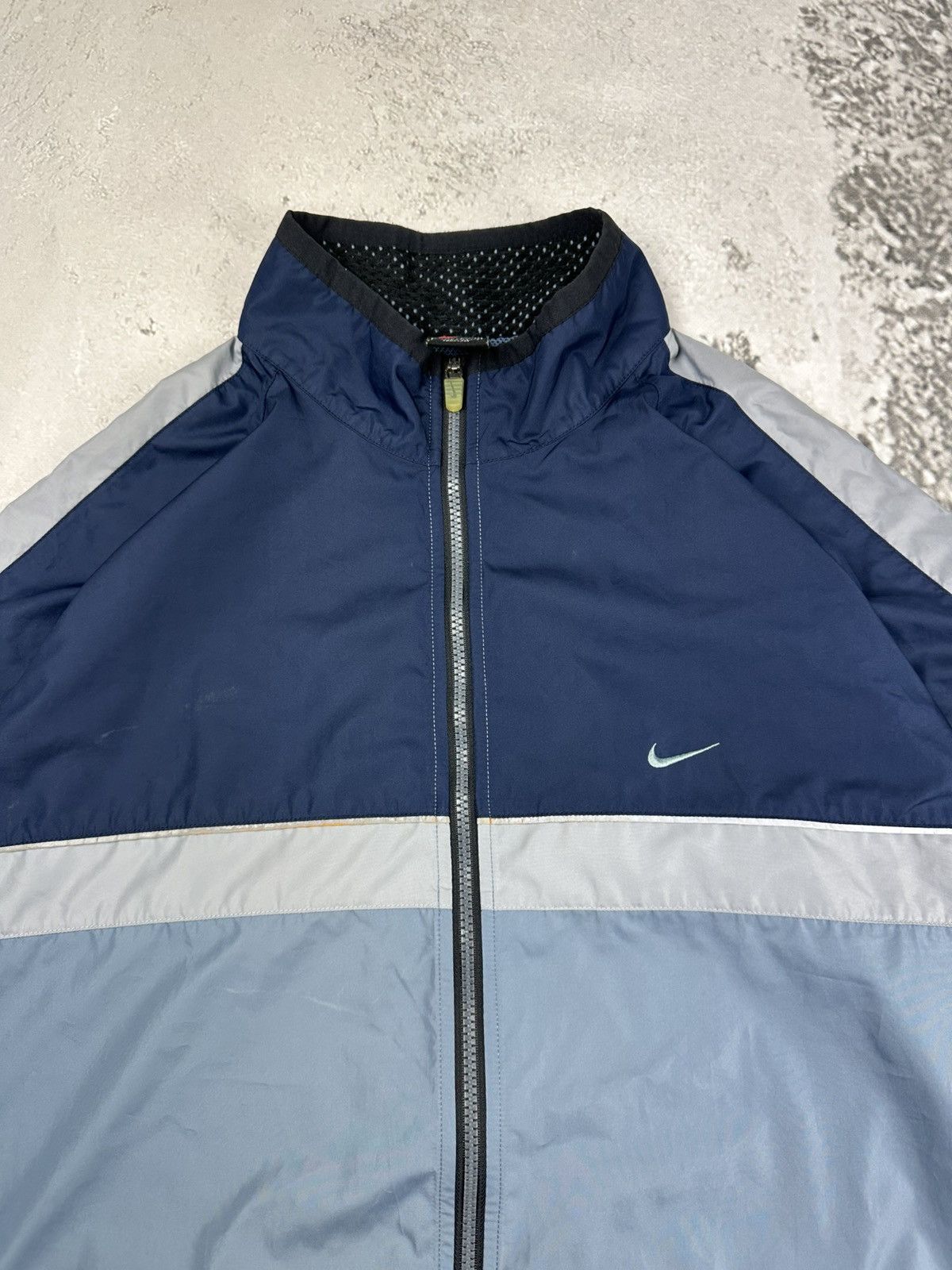 Nike Vintage Y2K Nike Swoosh Windrunner Light Drill Jacket 90s Size US XL / EU 56 / 4 - 4 Thumbnail